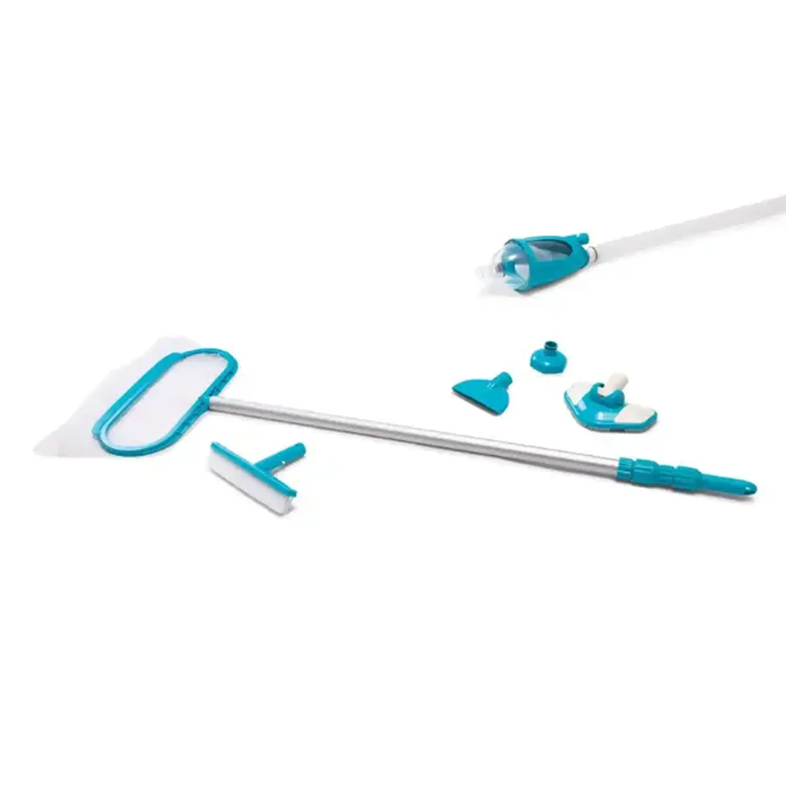 INTEX Set de curățare "Deluxe" pentru piscină: mâner telescopic 279 cm, plasă, aspirator, perie, furtun