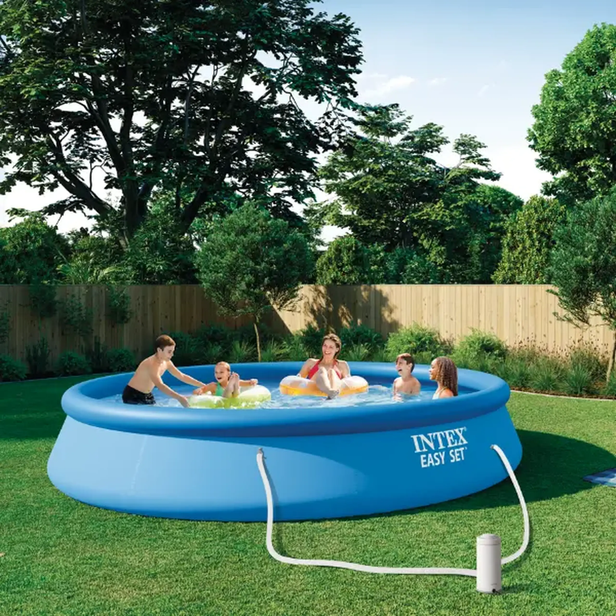 INTEX Piscină gonflabilă Easy Set cu pompă de filtrare 457×84 cm, 9792 L