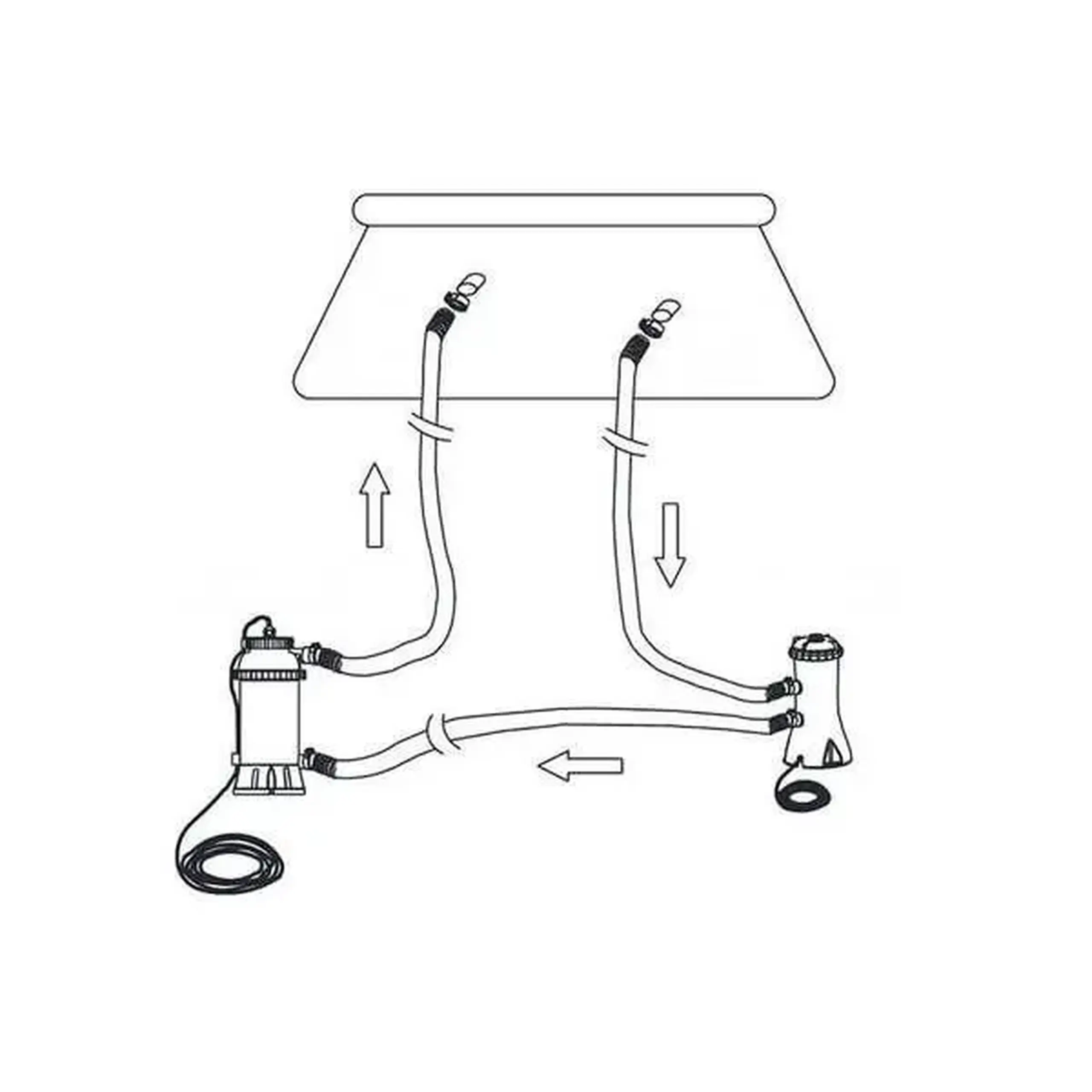INTEX Încălzitor electric 220V a apei în piscine cu diametrul pînă la 457 cm, consum 3 kW