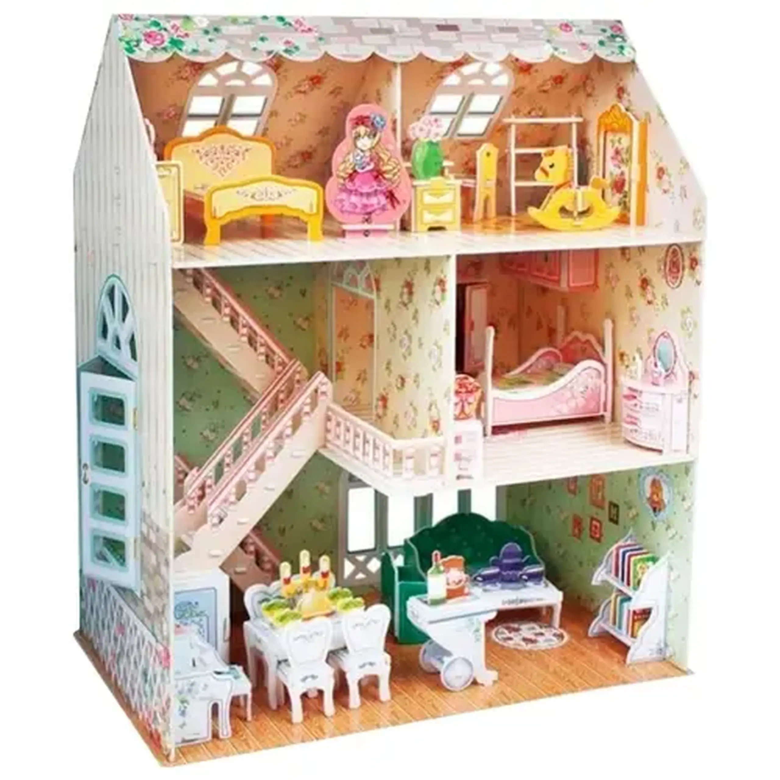 3D puzzle “Casă de păpuși de vis”, 160 elemente