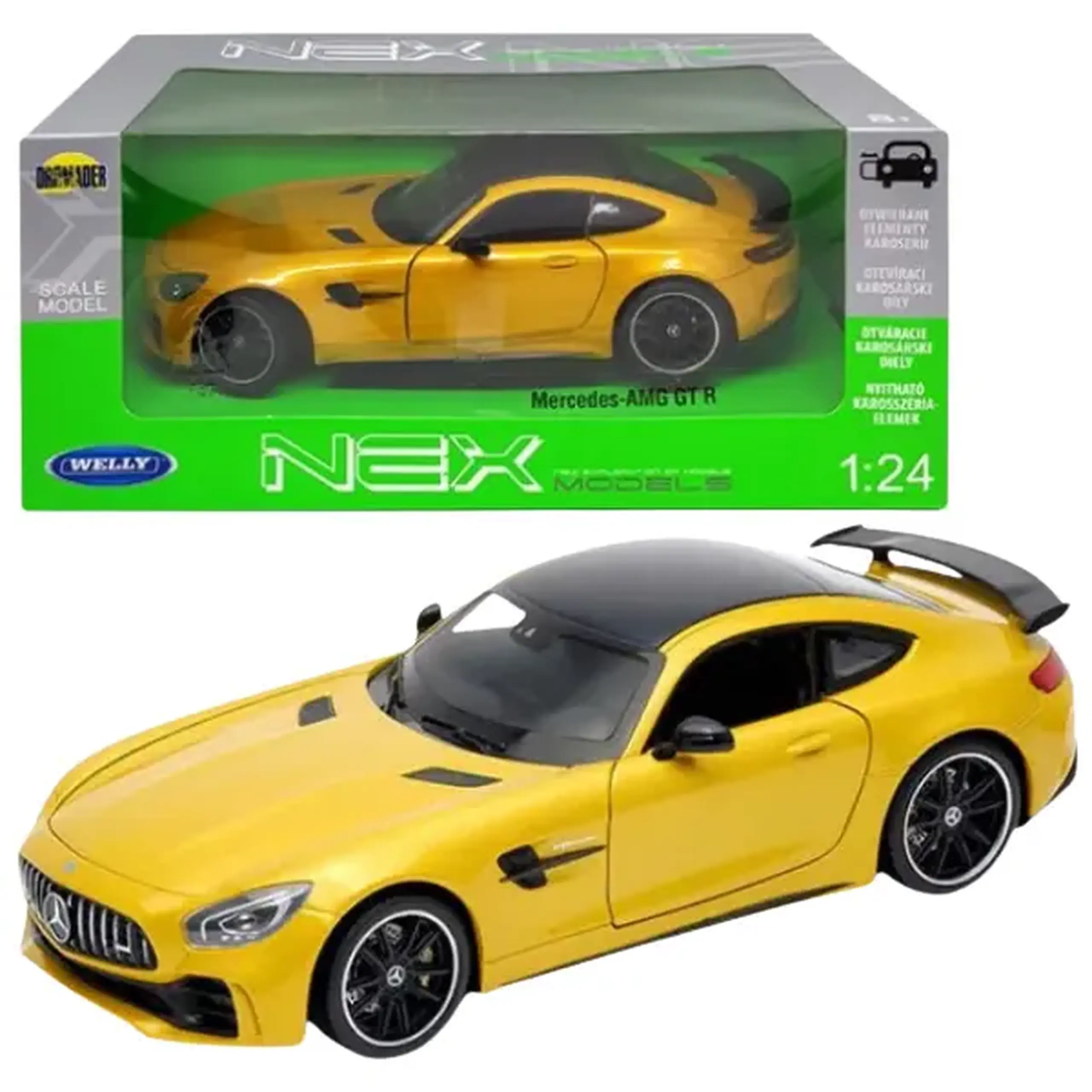 Mașina de colecție MERCEDES-AMG GT R 1:24 Welly