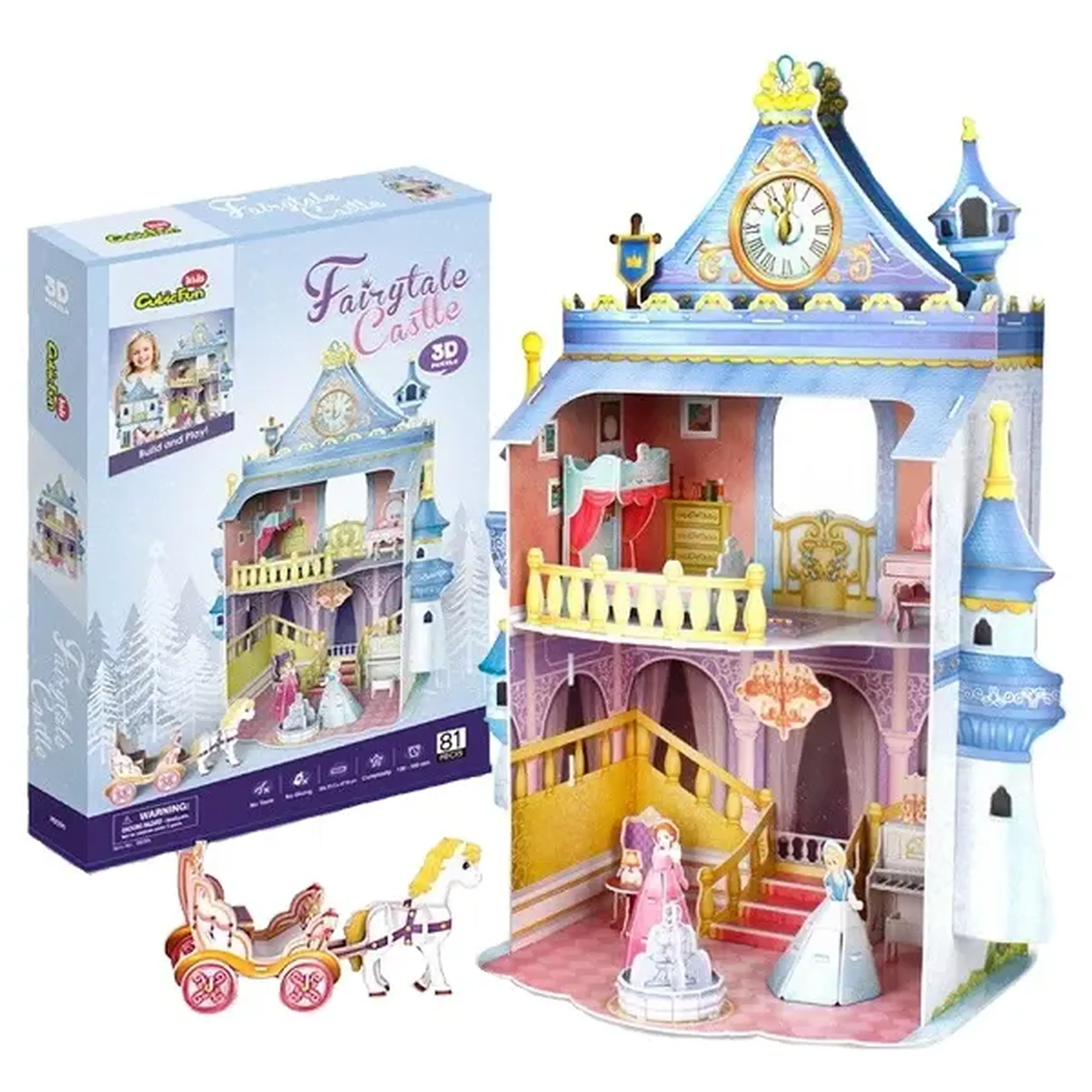 3D puzzle “Castel de basm”, 81 elemente