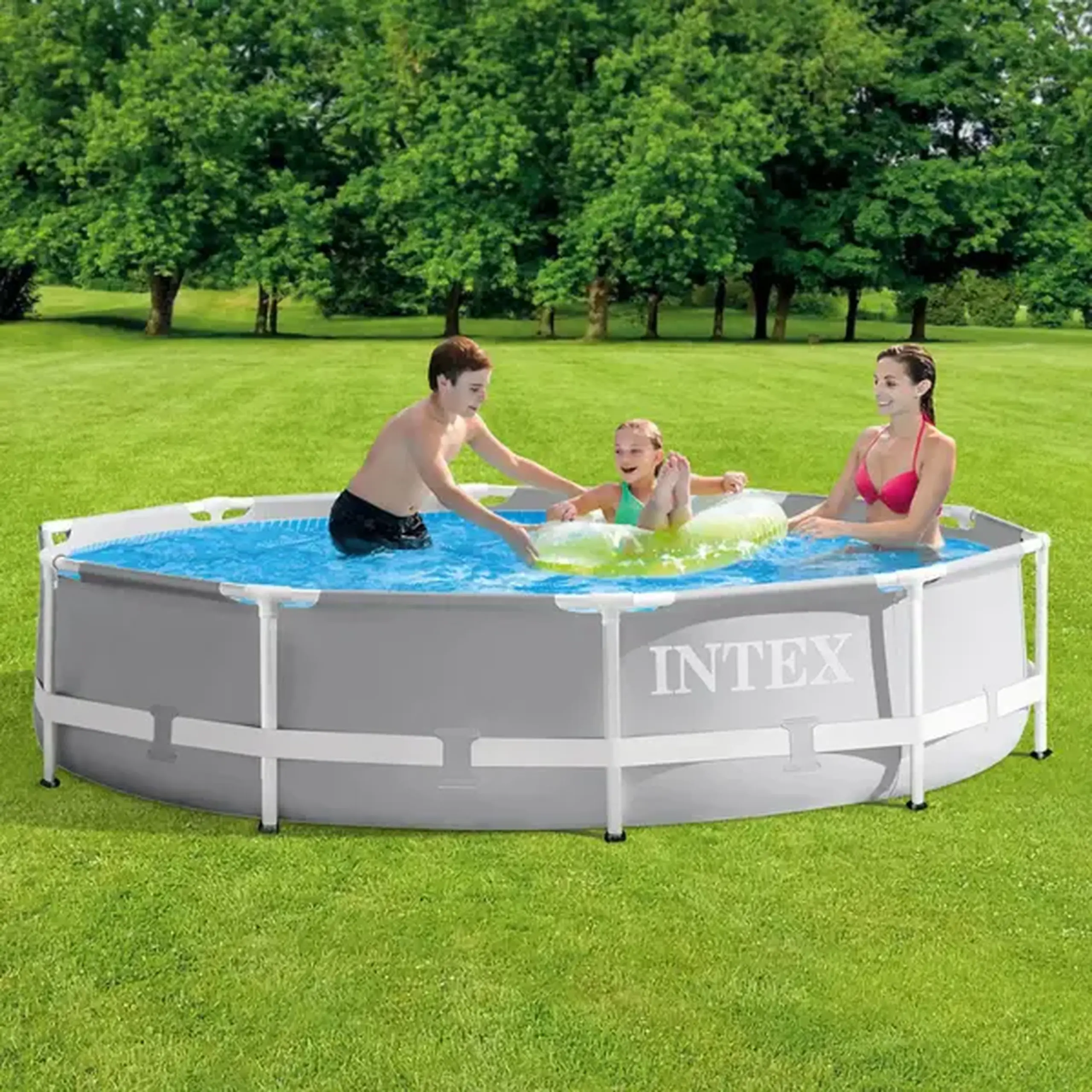 INTEX Piscină PRISM FRAME PREMIUM 305х76см, 4485L, cadru metalic