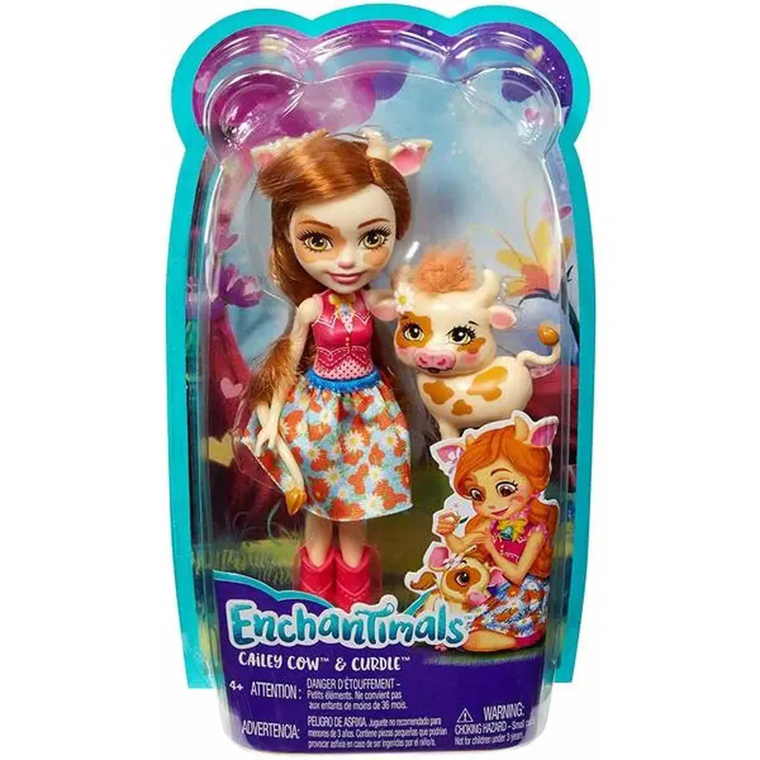 Papusa Enchantimals "Vacuta Cailey & Curdle"