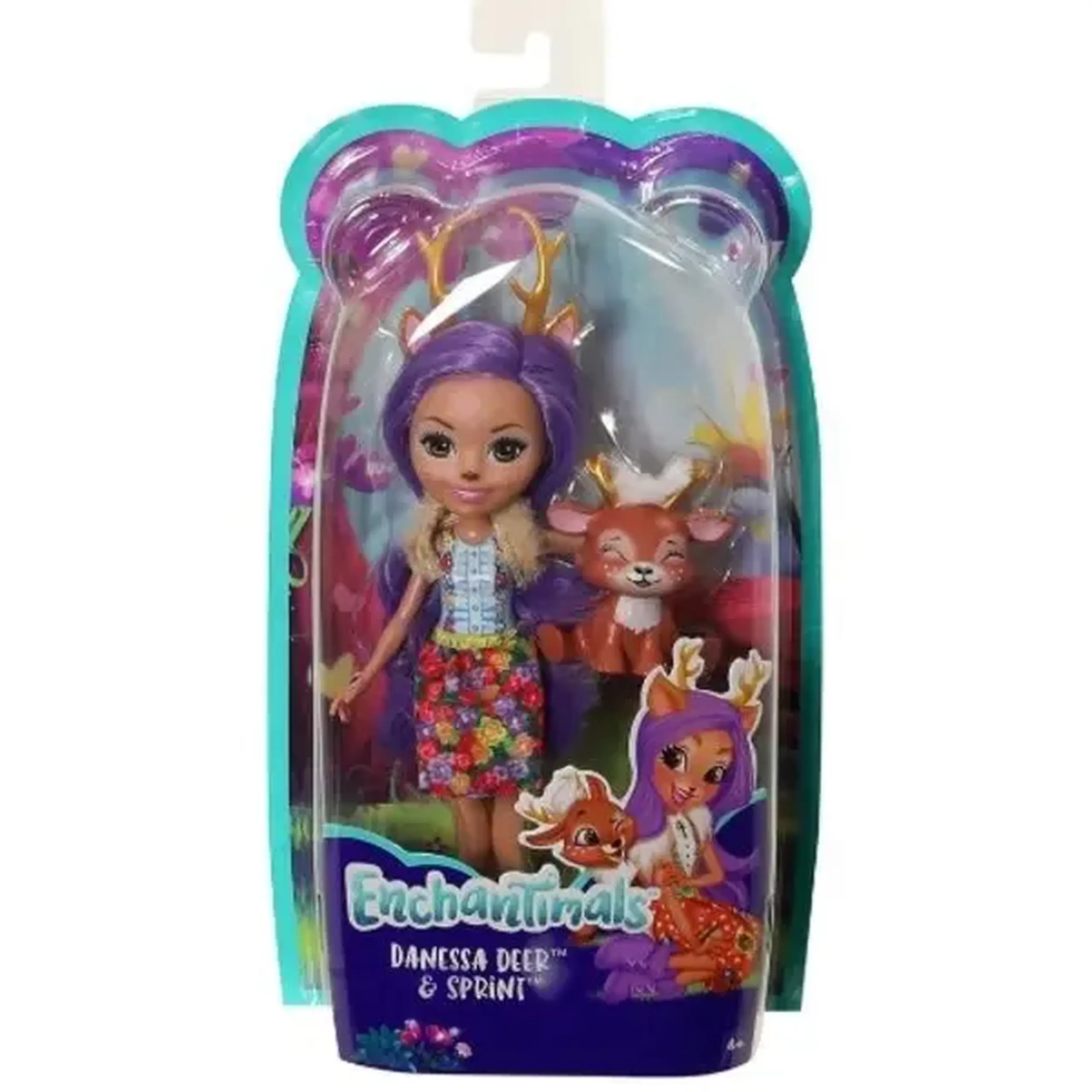 Papusa Enchantimals "Cerbita Danessa & Sprint"