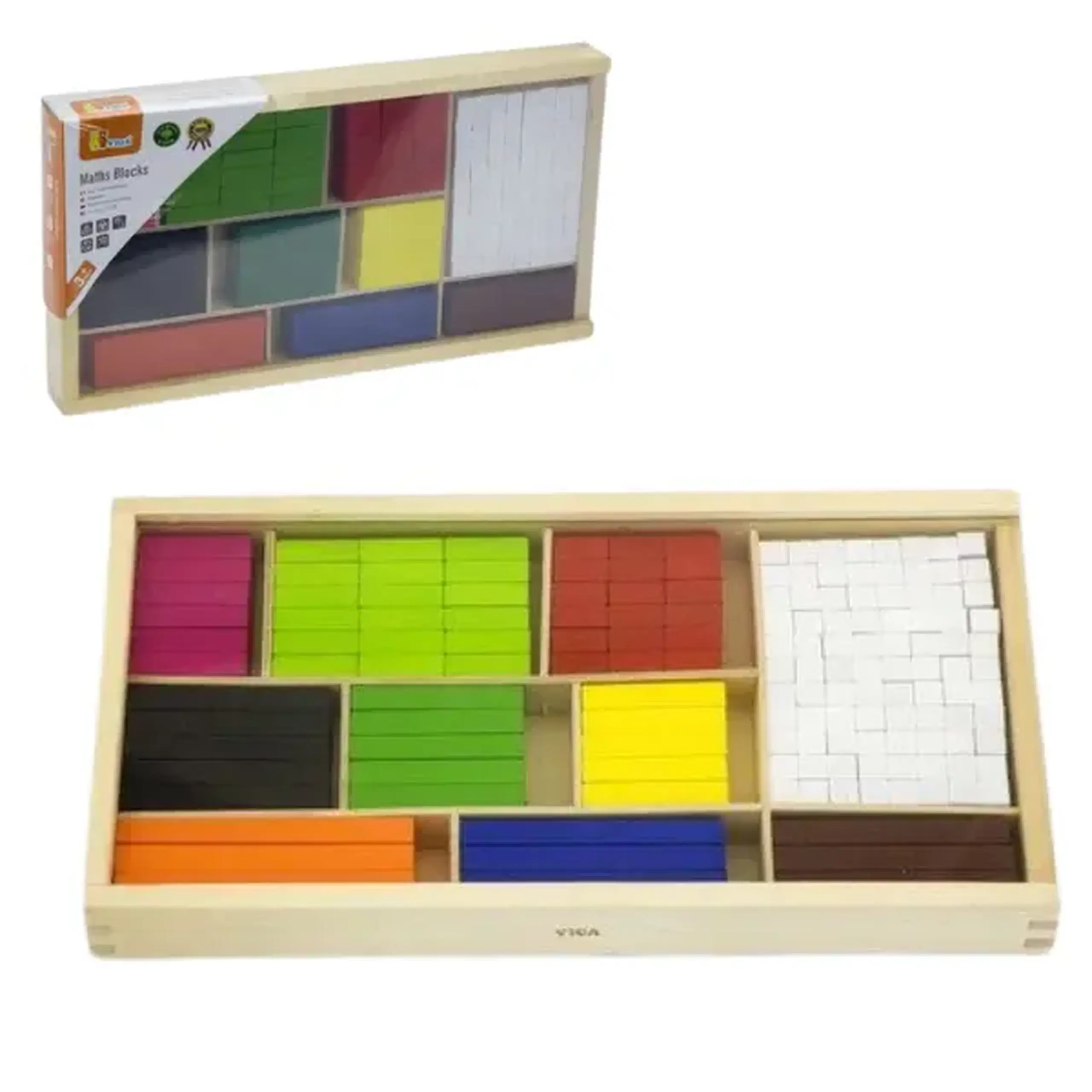 Set pentru a învăța calculul „Bețișoarele lui Kuisener”