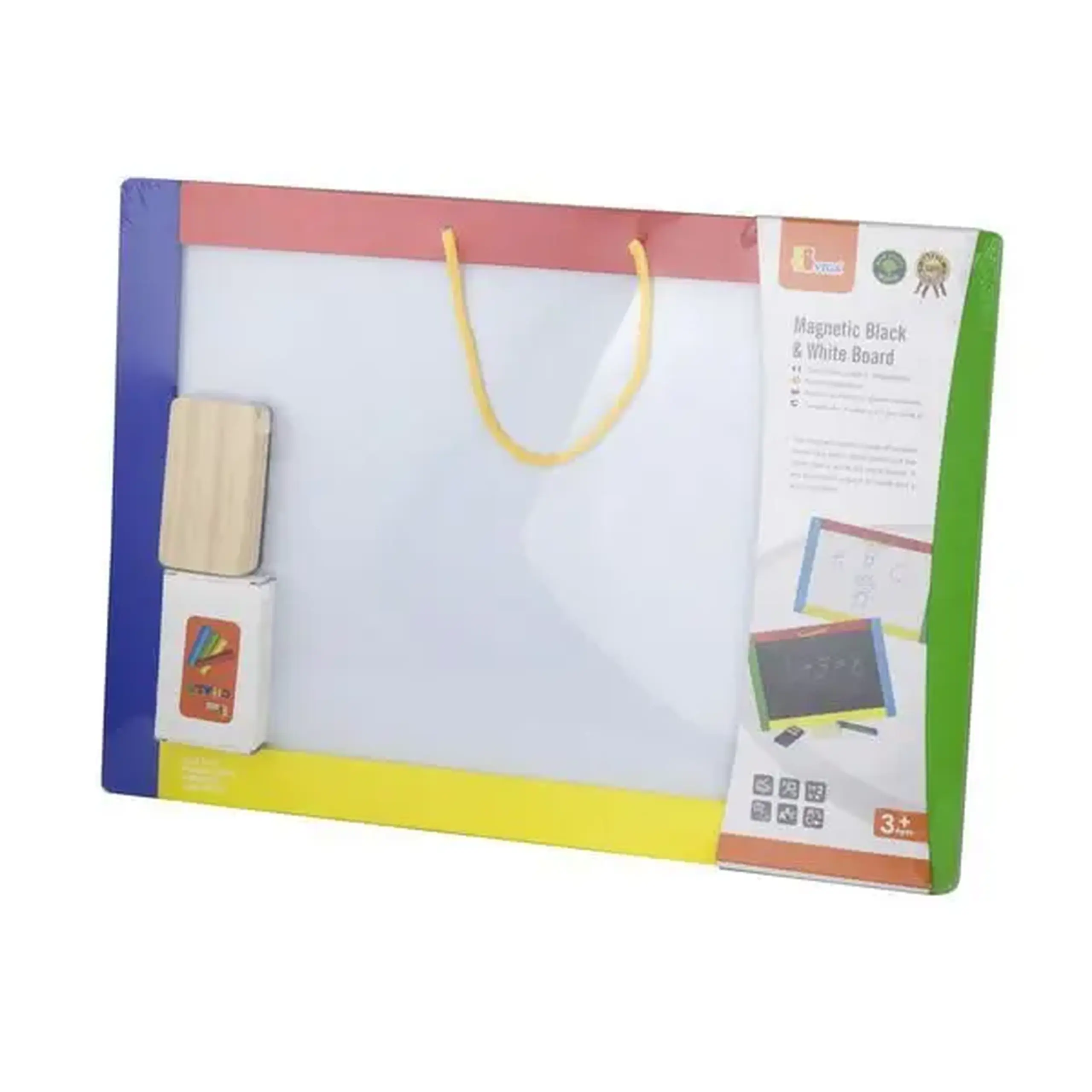 Tablă magnetică cu două fețe pentru desen și scris