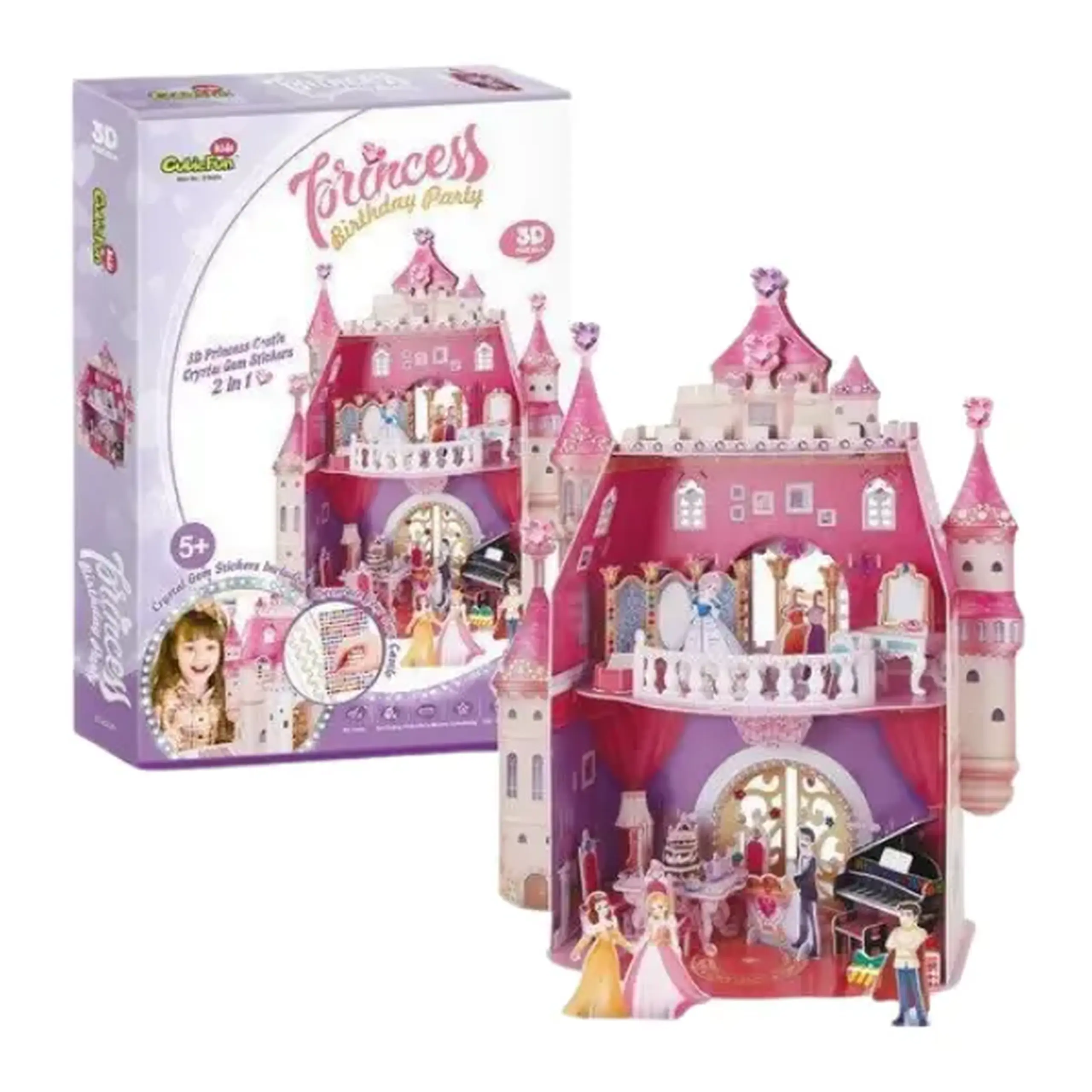 3D puzzle “Aniversarea prințesei”, 95 elemente