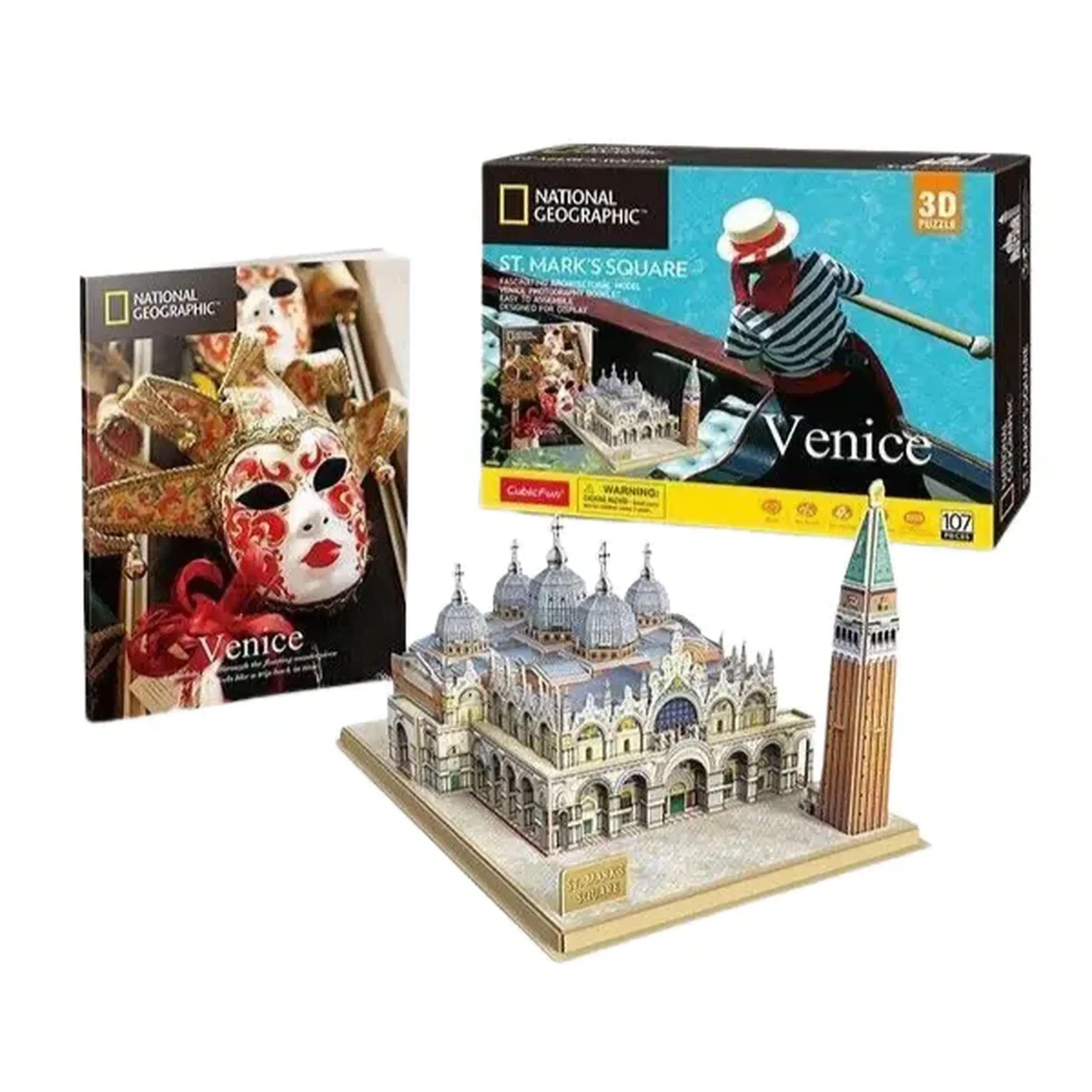 3D puzzle “Piața Sf. Marcu”, 107 elemente