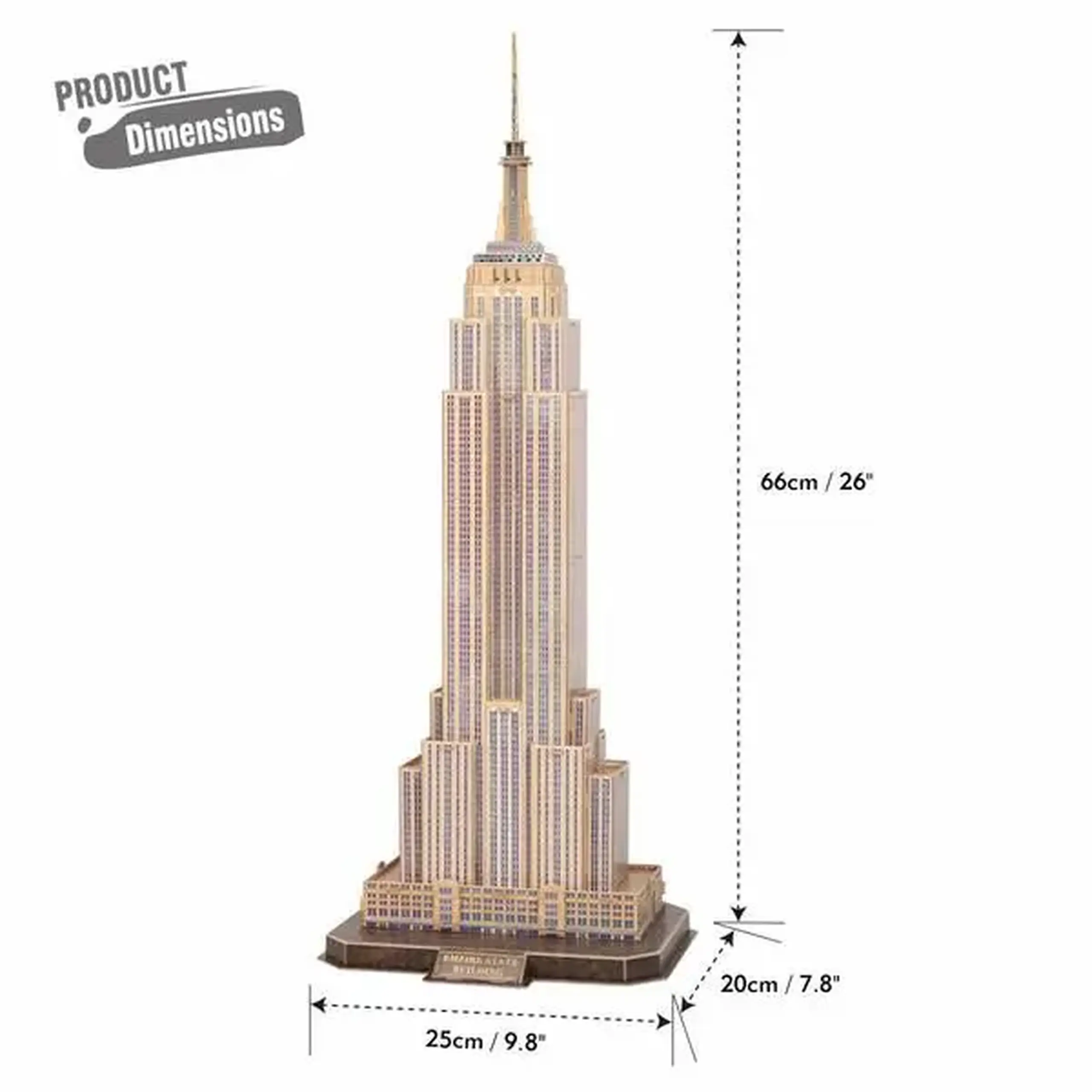 3D puzzle “Empire State Buildings”, 66 elemente