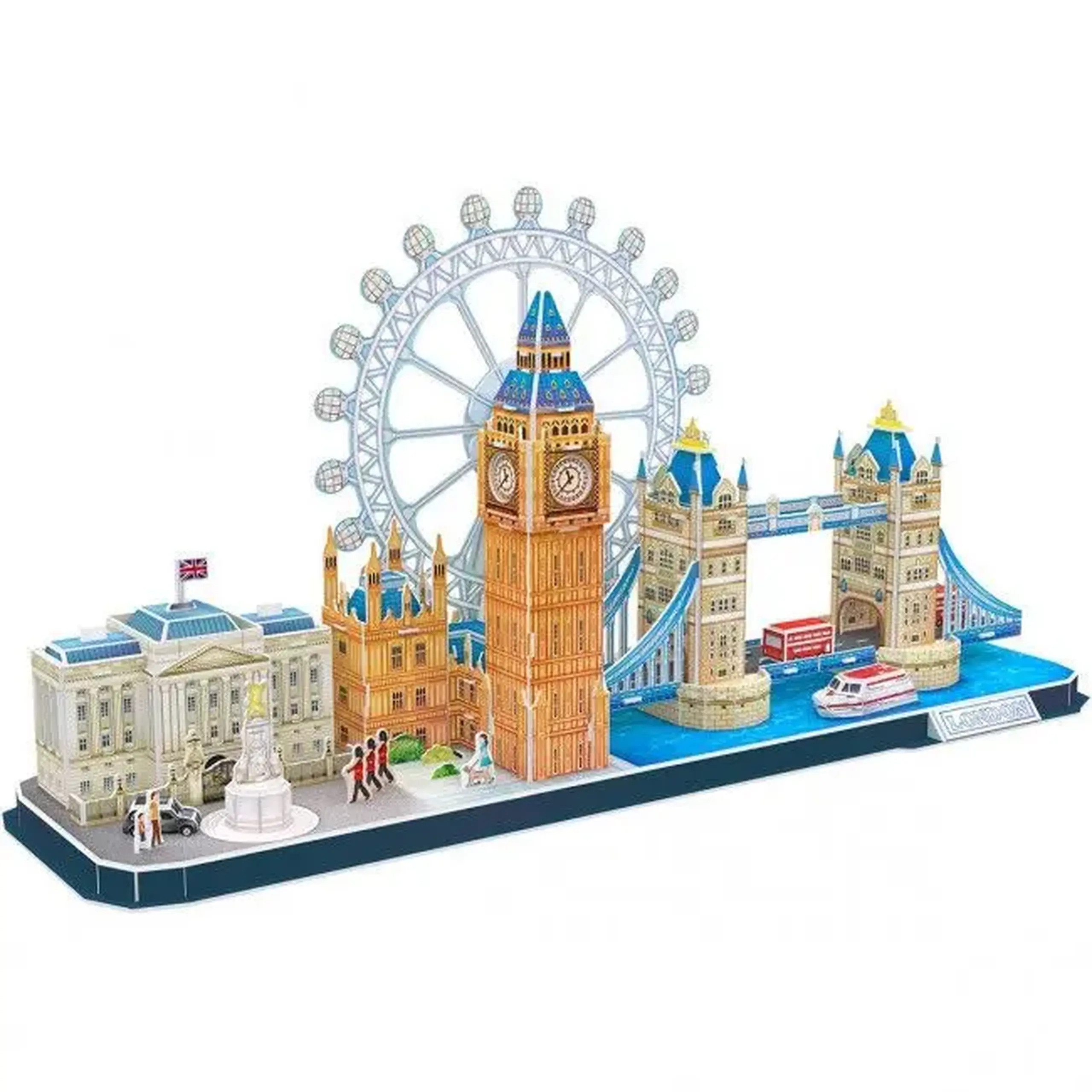 3D puzzle "Atracțiile turistice ale Londrei", 107 elemente