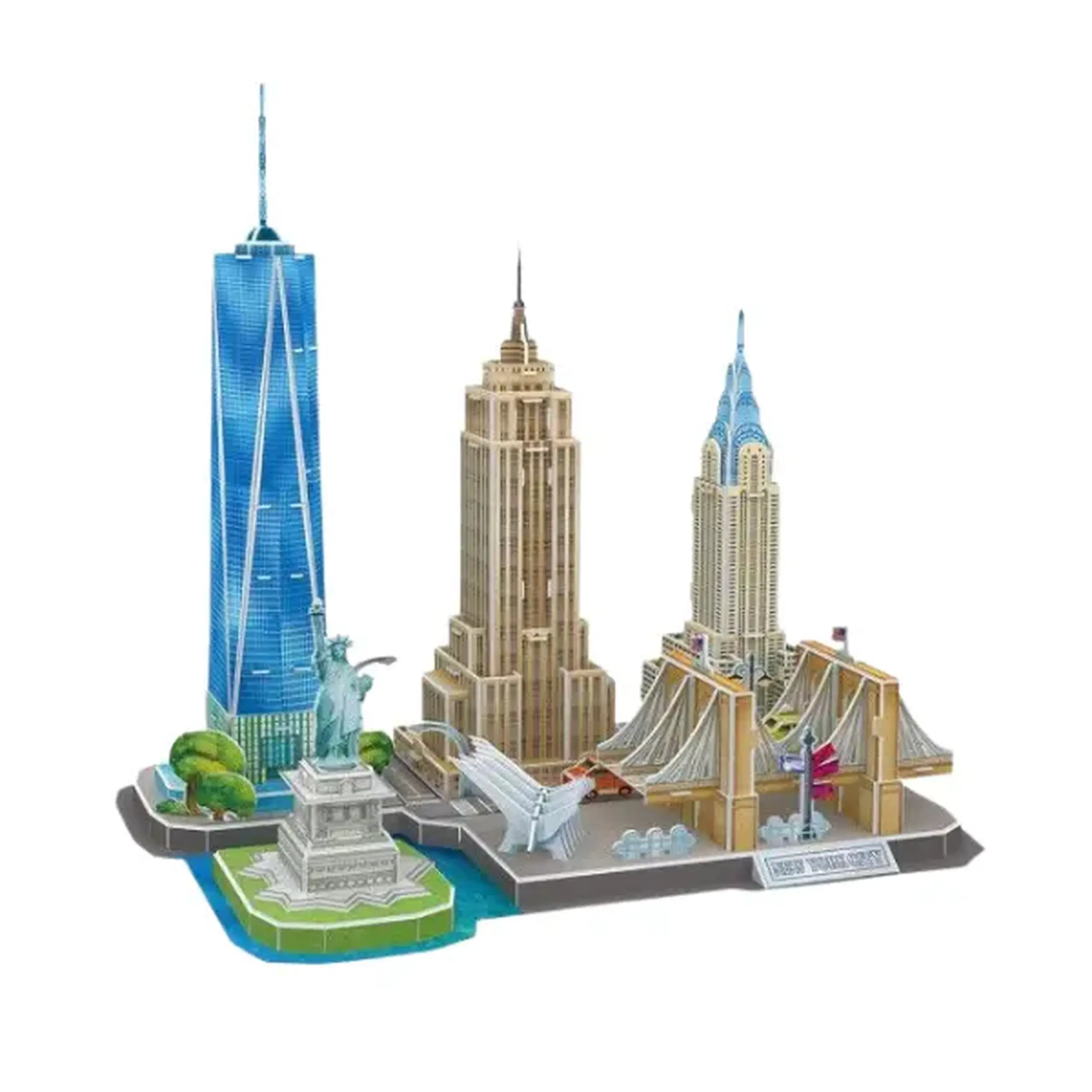 3D puzzle “Atracții turistice a New York-ului”, 114 elemente
