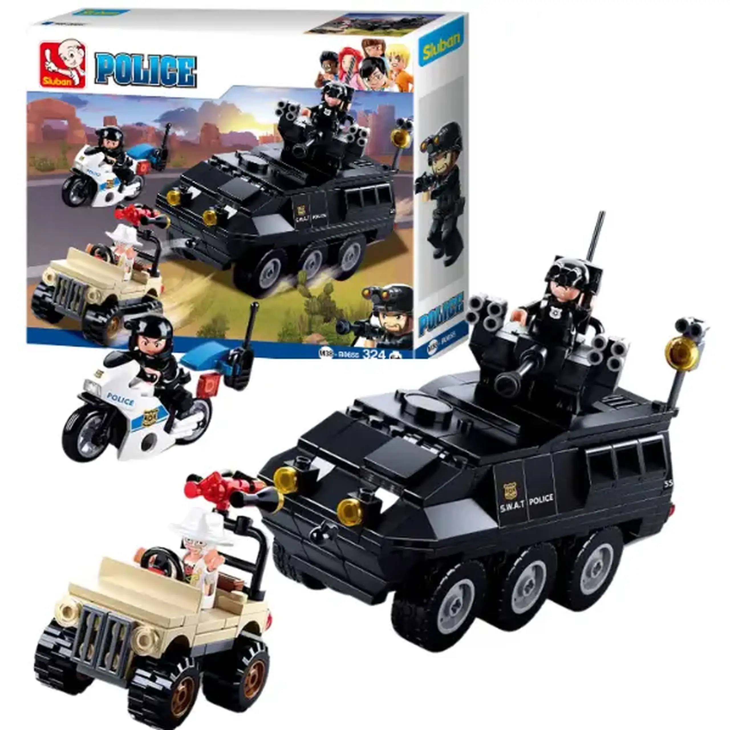 Set de construcție ”Vehicul blindat”, 324 elem.