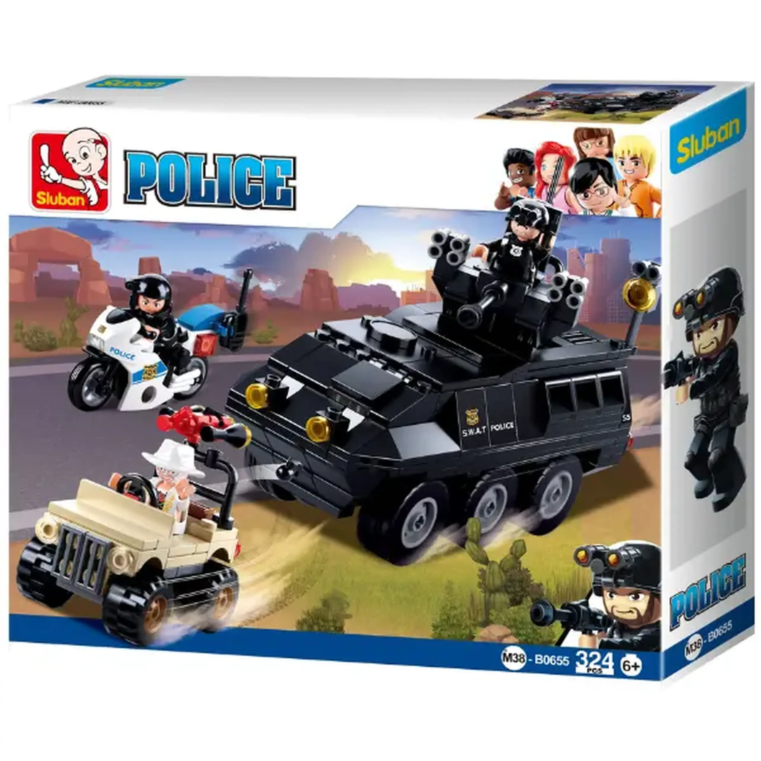 Set de construcție ”Vehicul blindat”, 324 elem.