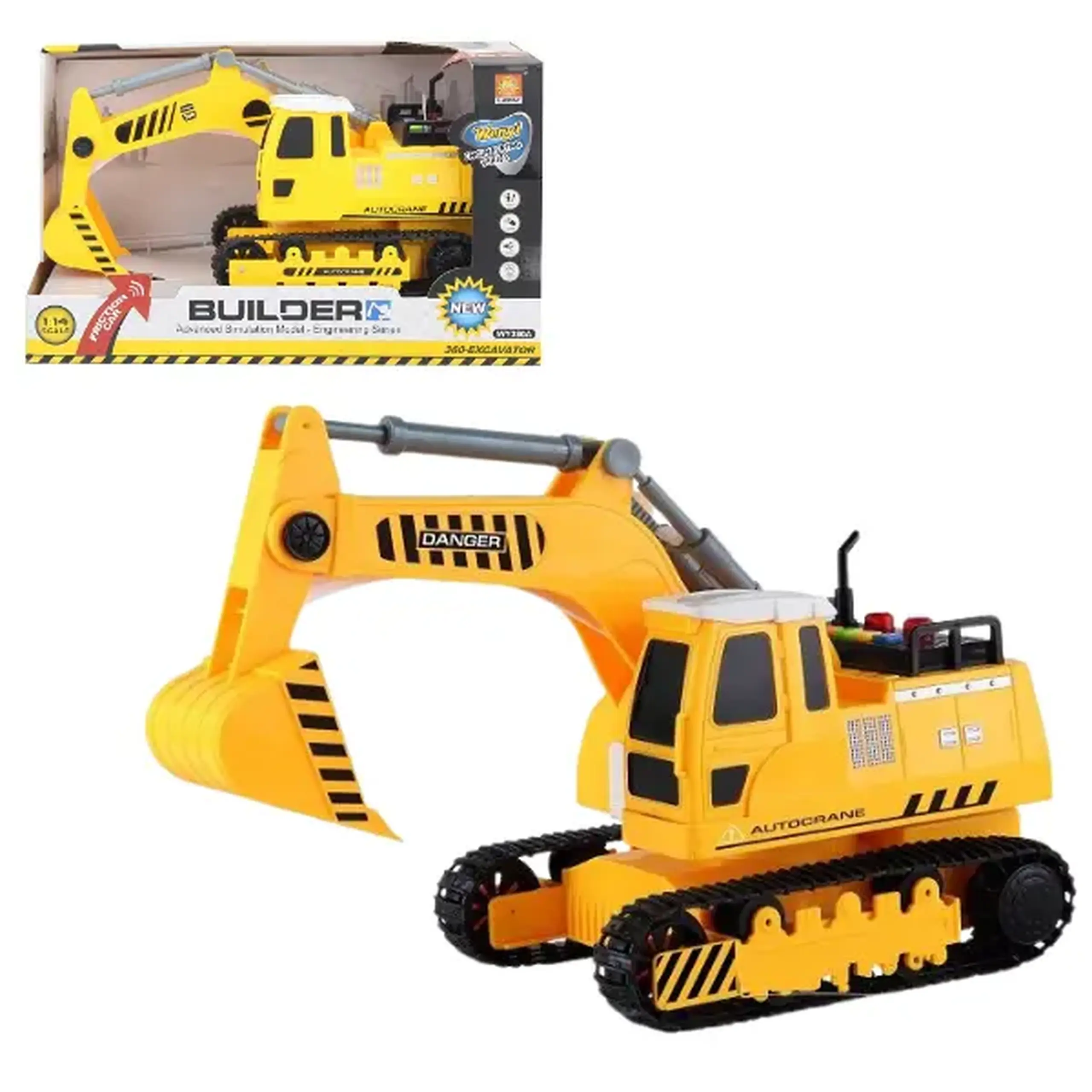 1:14 Excavator cu fricțiune (lumini /sunete)