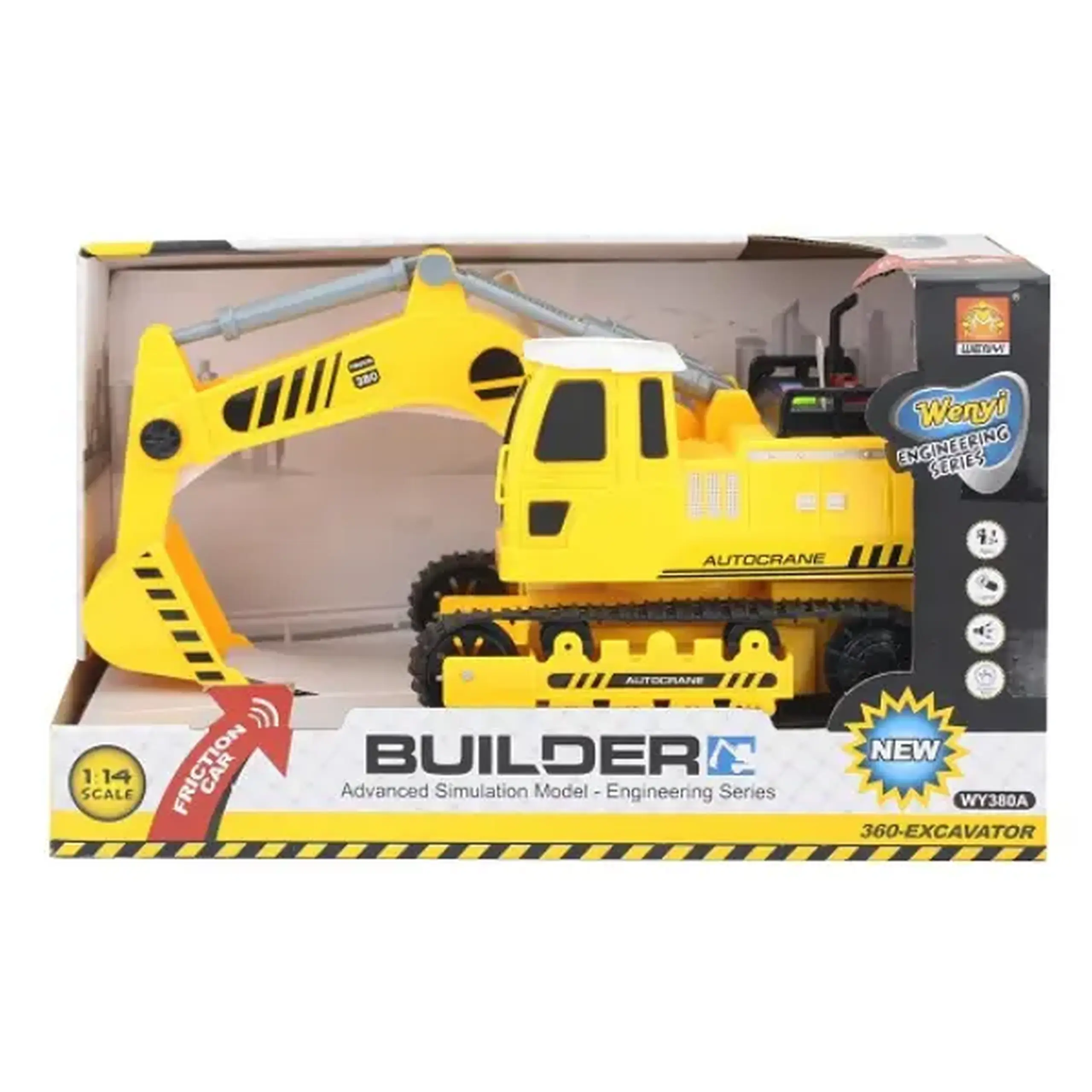 1:14 Excavator cu fricțiune (lumini /sunete)