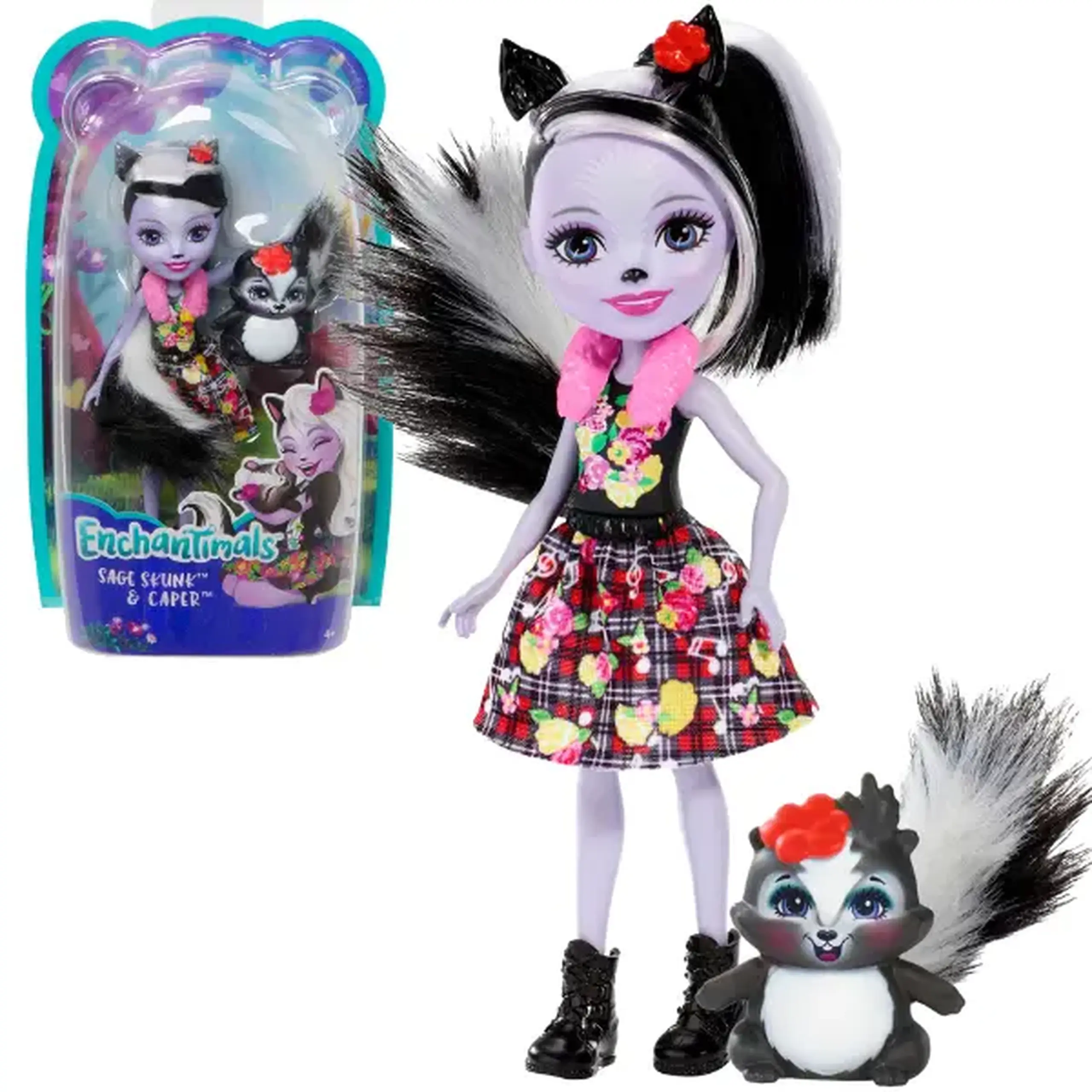 Papusa Enchantimals "Sage Skunk" nou