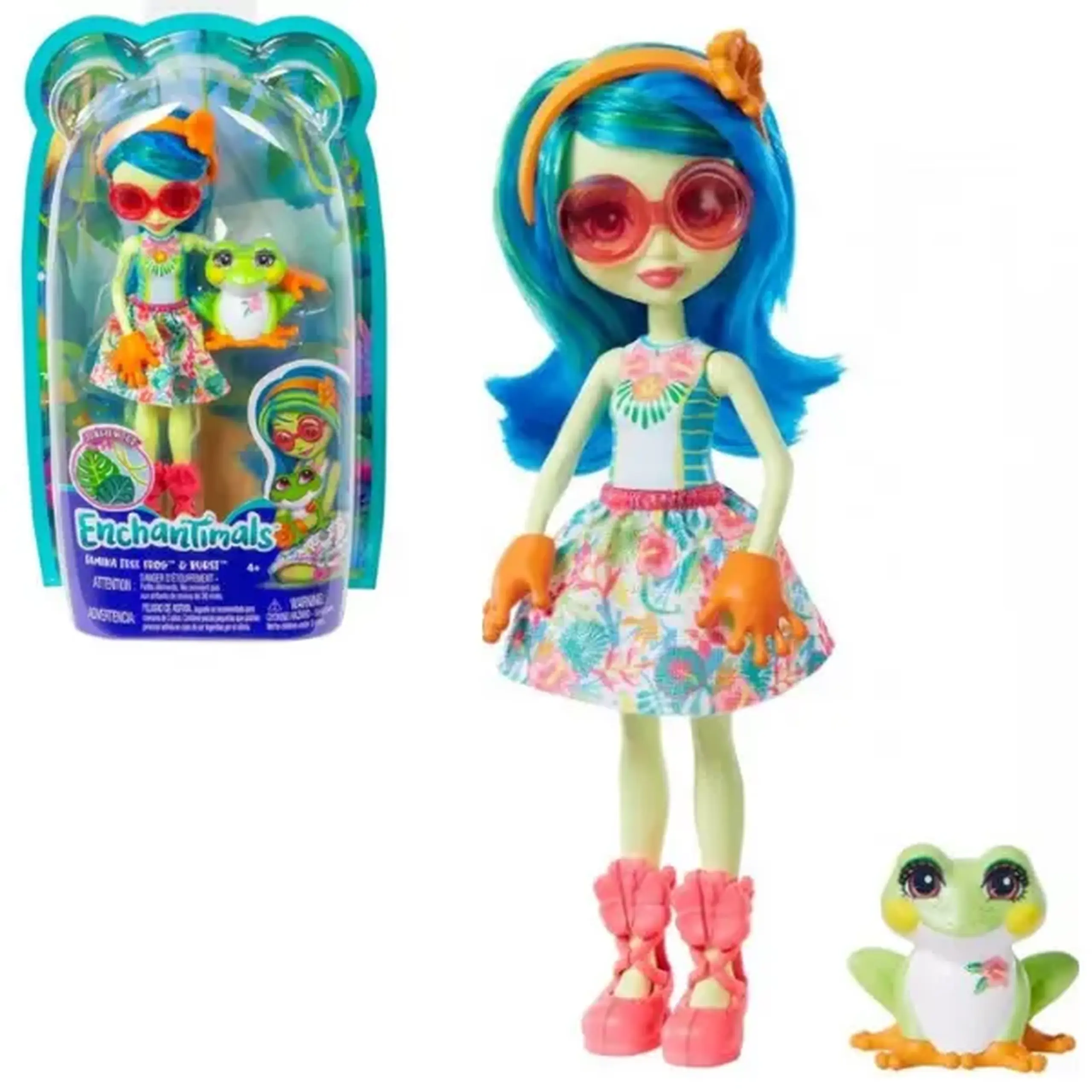 Papusa Enchantimals "Broscuta Tamika & Burst"