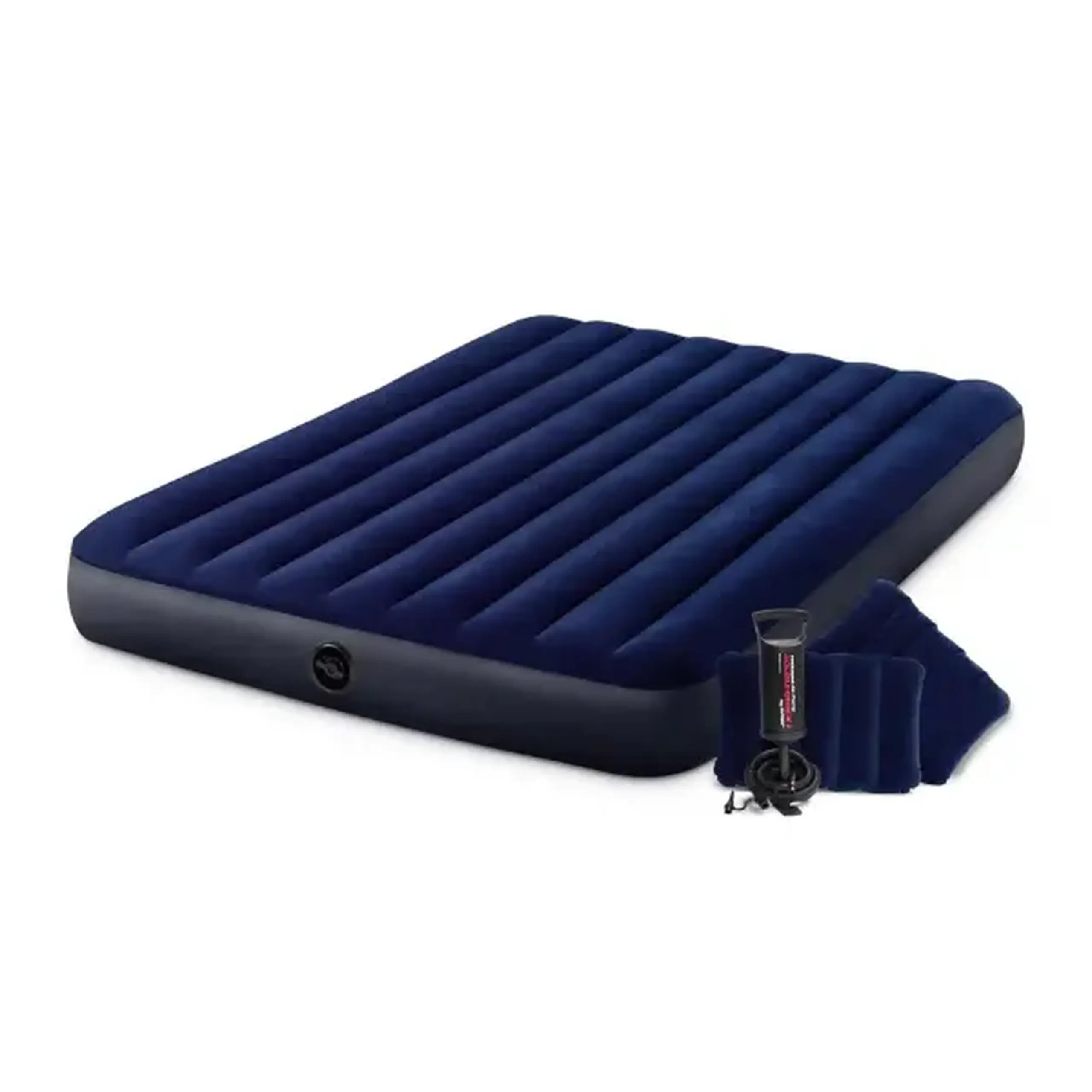 INTEX Saltea gonflabilă "Velur Classic" 152x203x25 cm cu perne și pompă, până la 272 kg