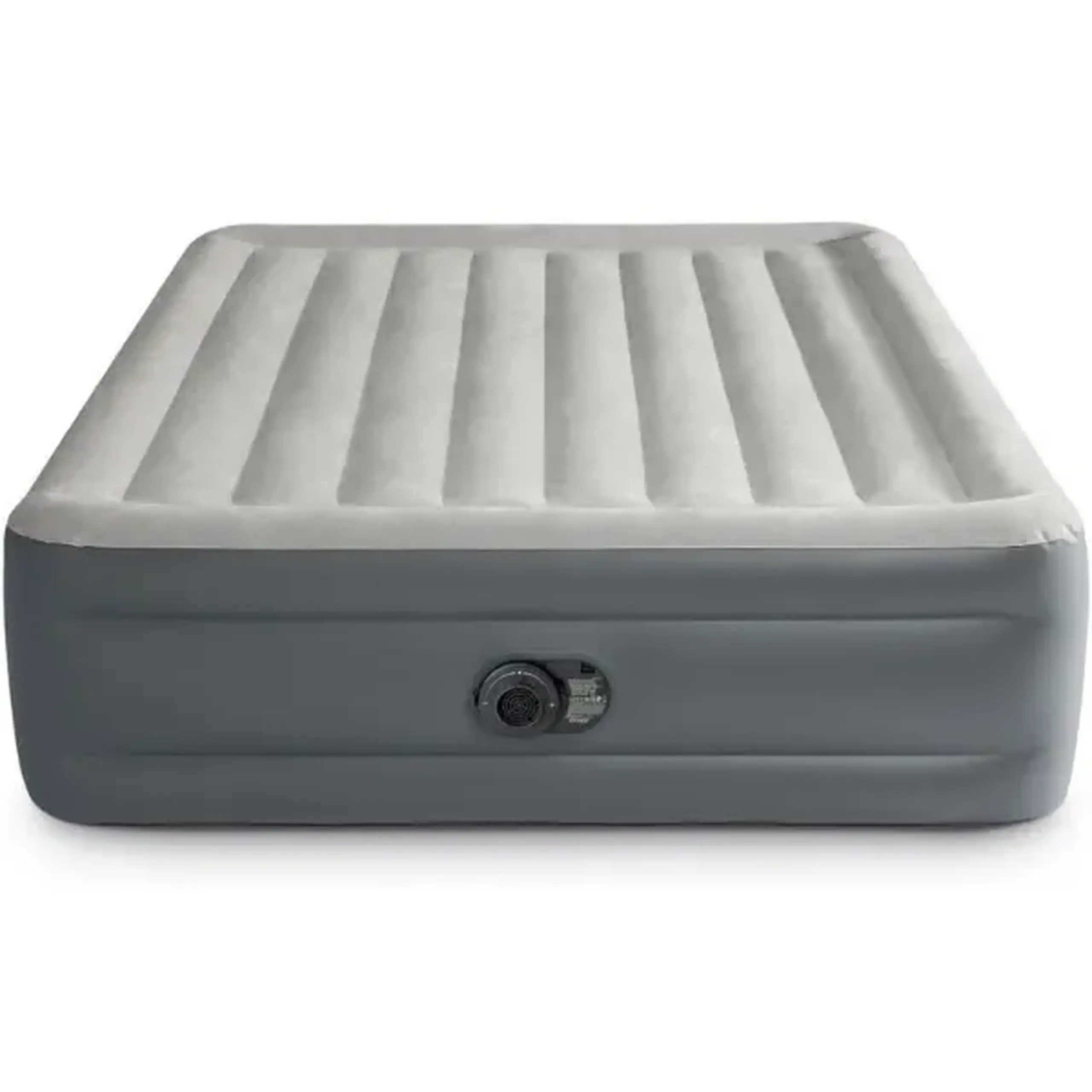 INTEX Pat gonflabil “Velur Deluxe” 152x203x46 cm cu pompă încorporată 220V, până la 272 kg