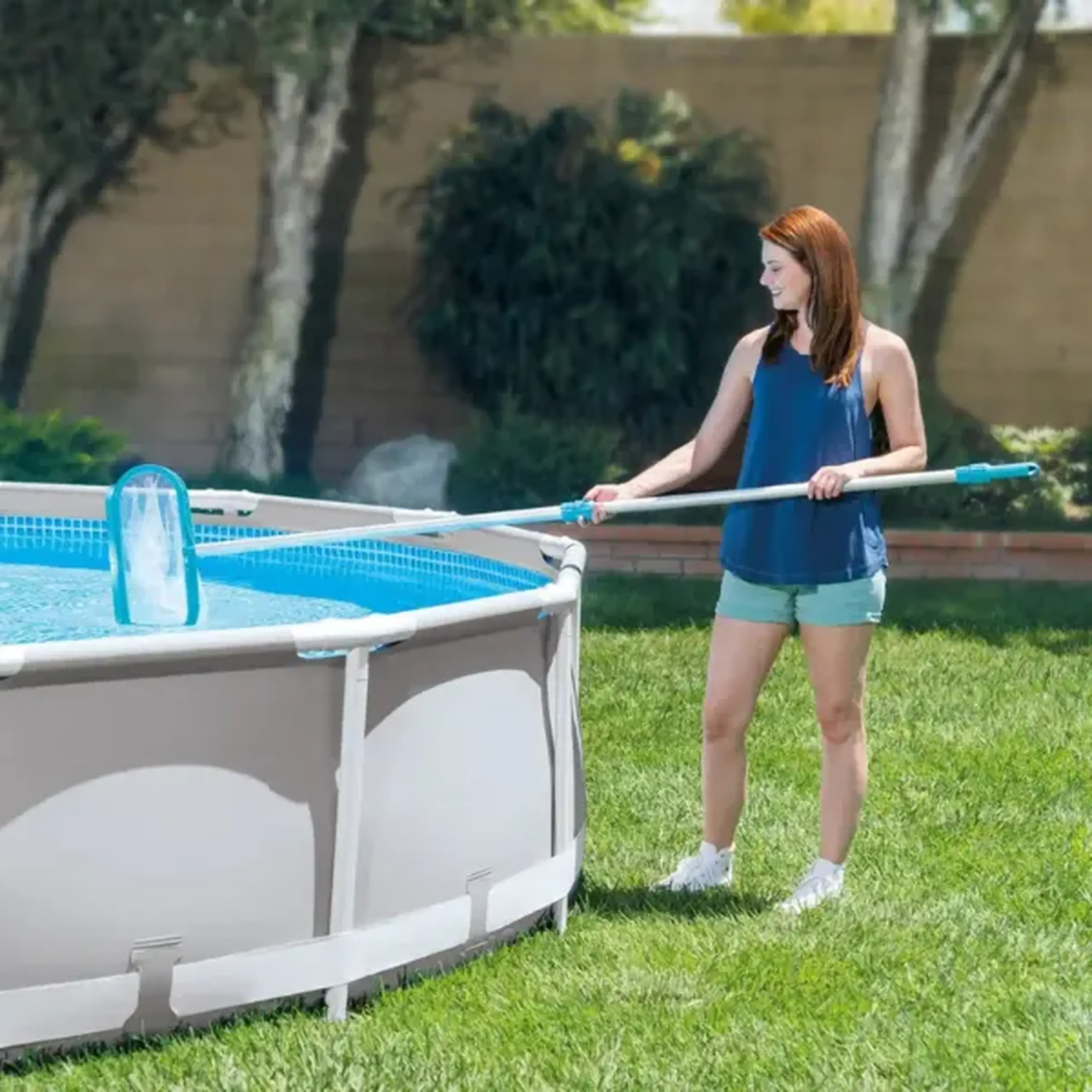 INTEX Set de curățare “Deluxe” pentru piscină: plasă, perie, duză de aspirare