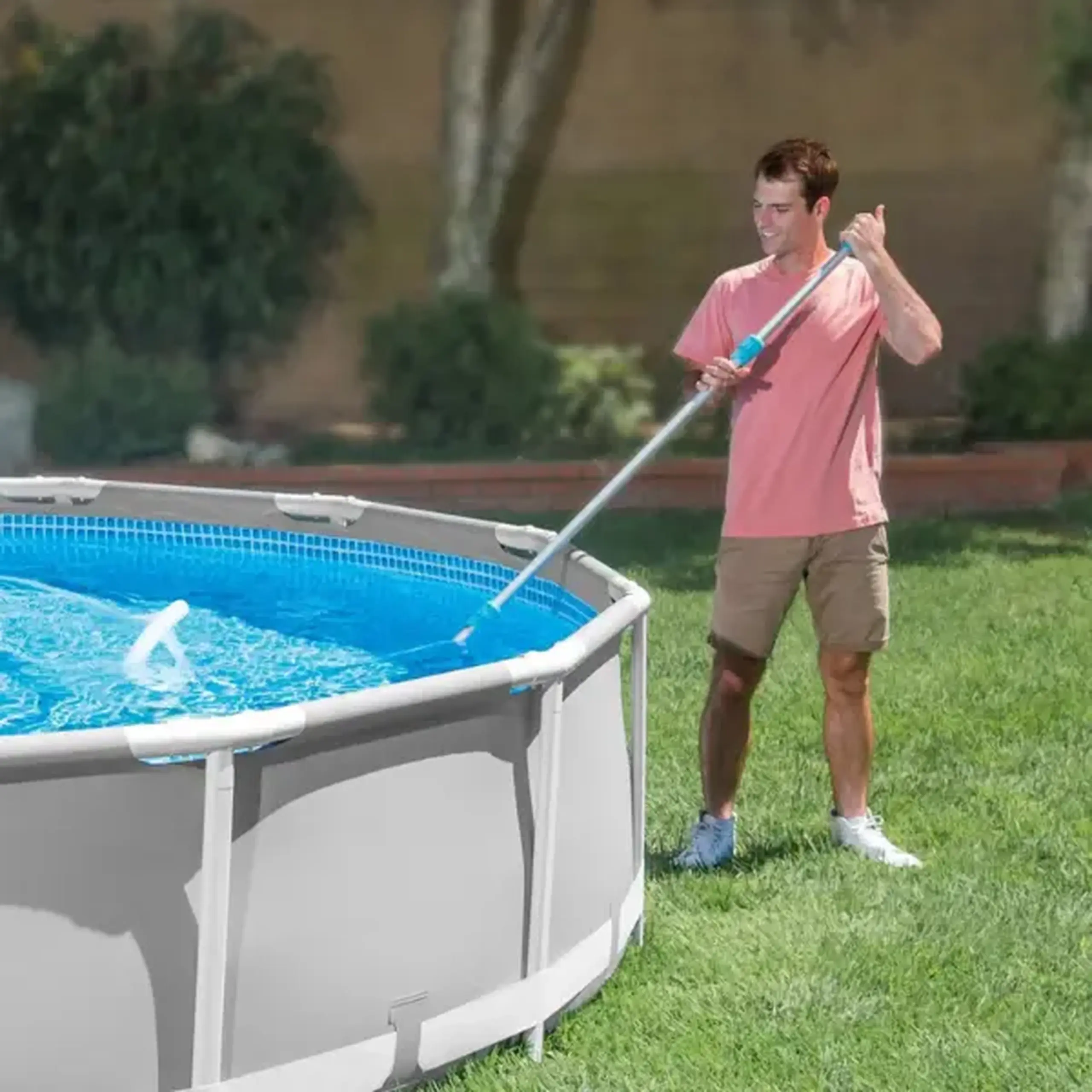 INTEX Set de curățare “Deluxe” pentru piscină: plasă, perie, duză de aspirare