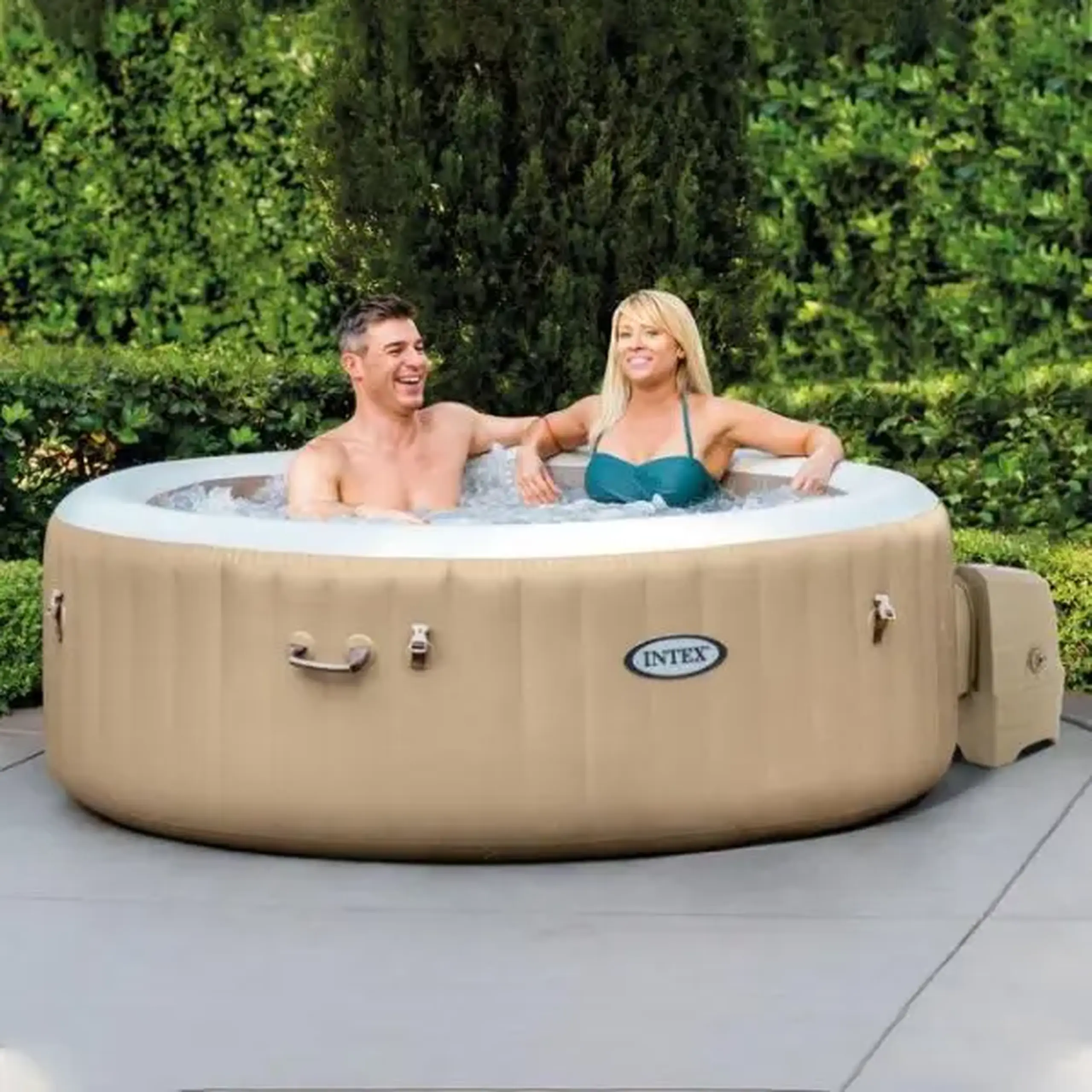 INTEX Jacuzzi SPA gonflabil “Bubble Massage” 196х71 cm, 795L, 4 persoane