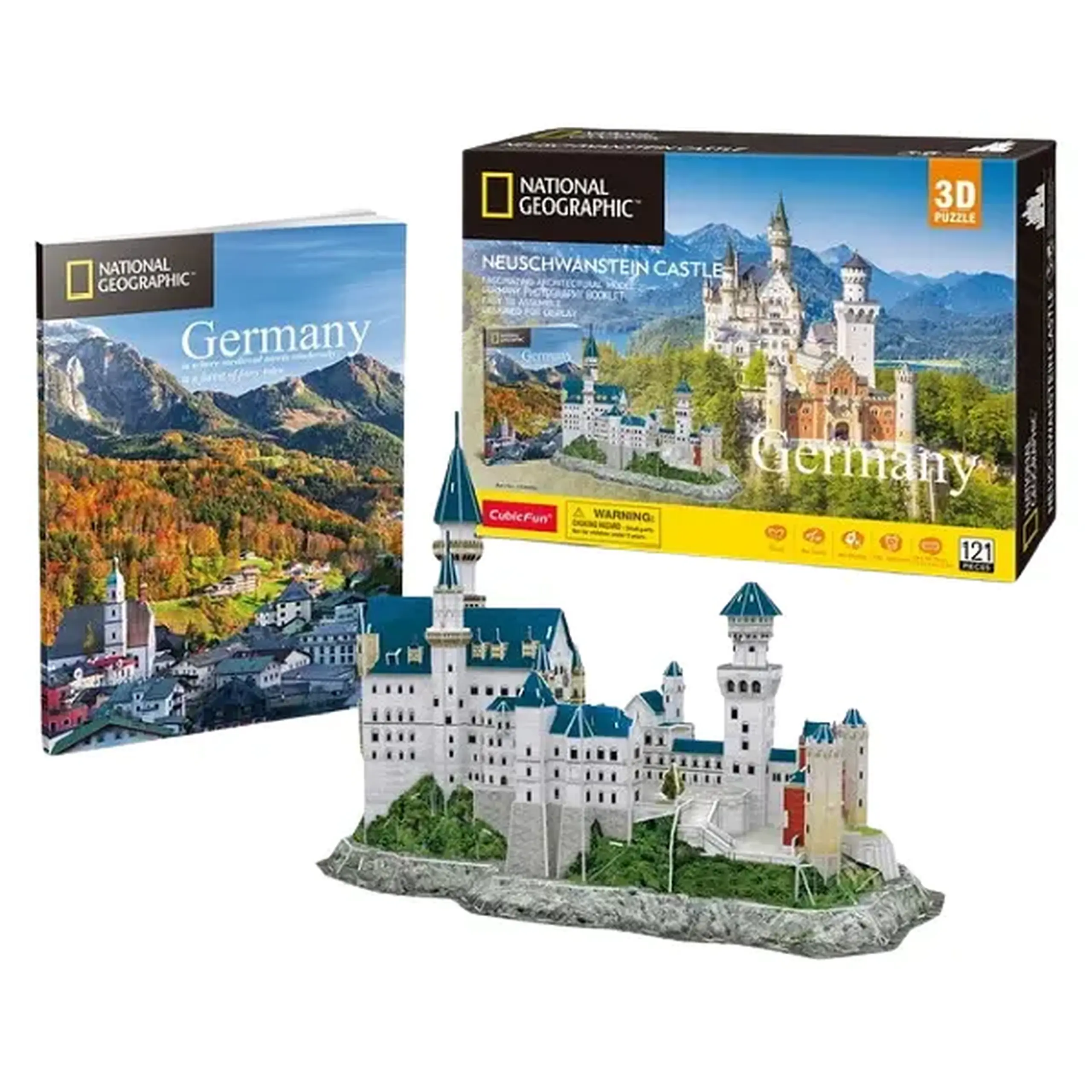 3D puzzle “Castelul Neuschwanstein”, 121 elemente