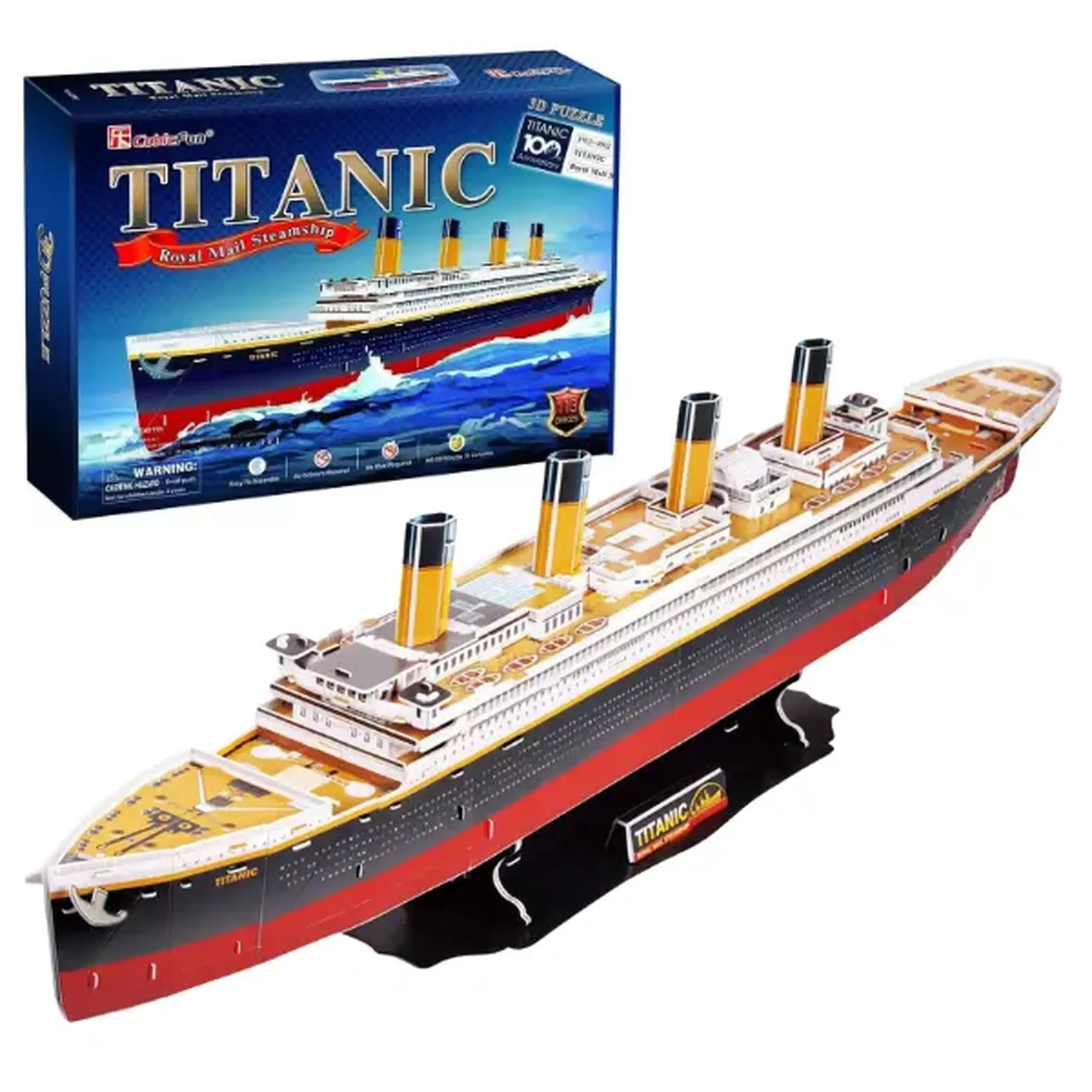 3D puzzle “Titanic”, model mare, 113 elemente