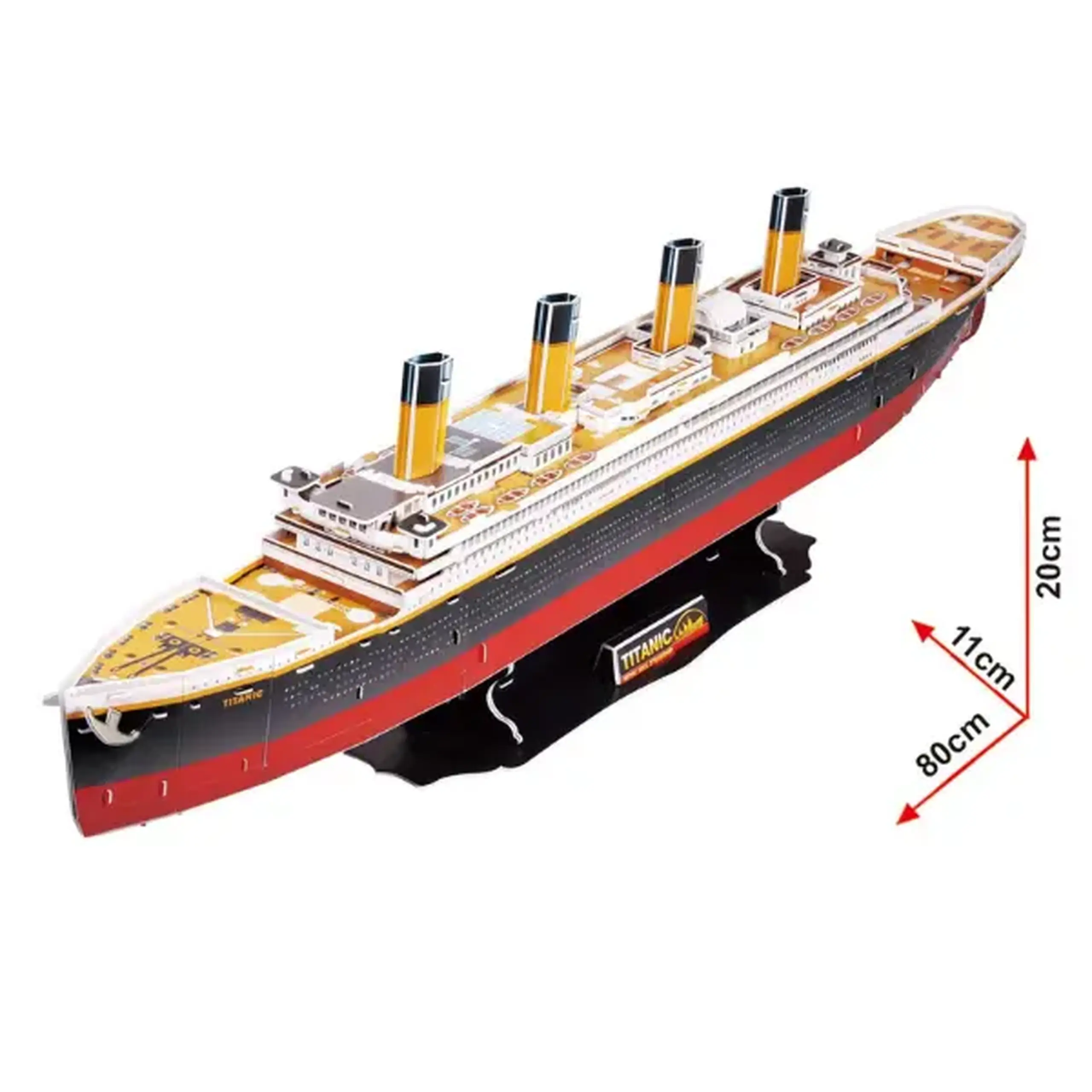 3D puzzle “Titanic”, model mare, 113 elemente