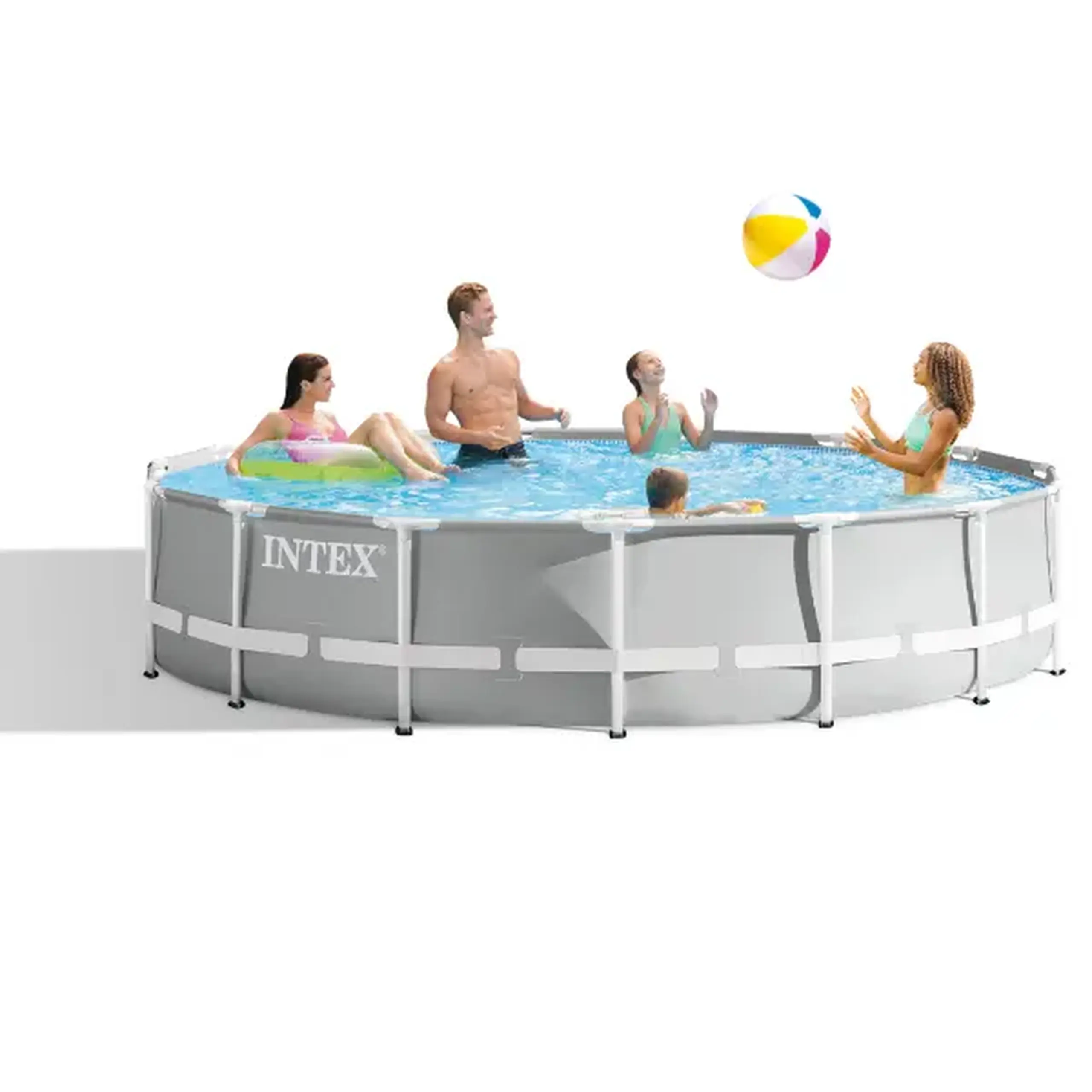 INTEX Piscină PRISM FRAME PREMIUM 457×107сm, 14614L, cadru metalic, cu pompă de filtrare