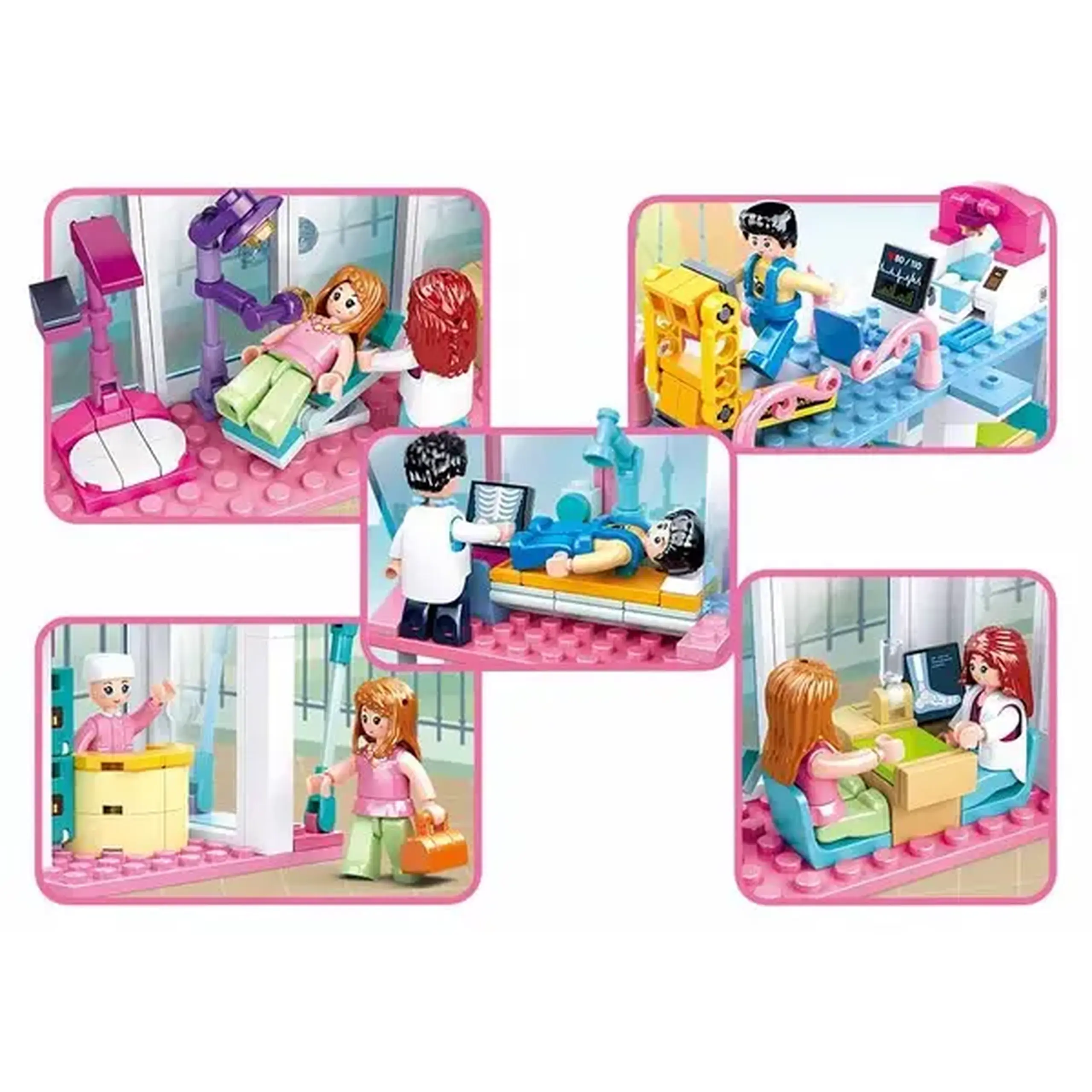 Set de construcție „Spital”, 458 elem.