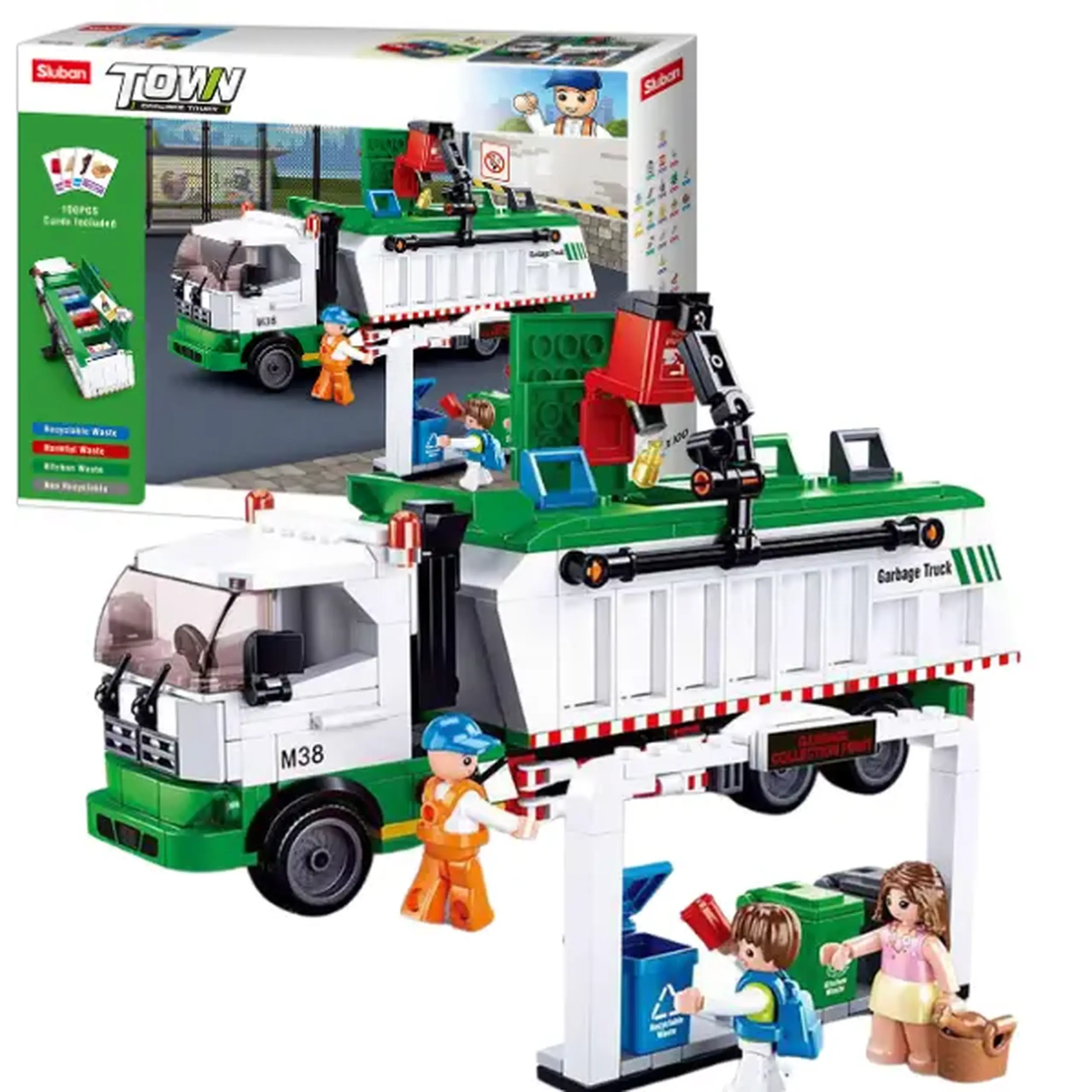 Set de construcție ”Serviciu de separare a deșeurilor", 432 elem.