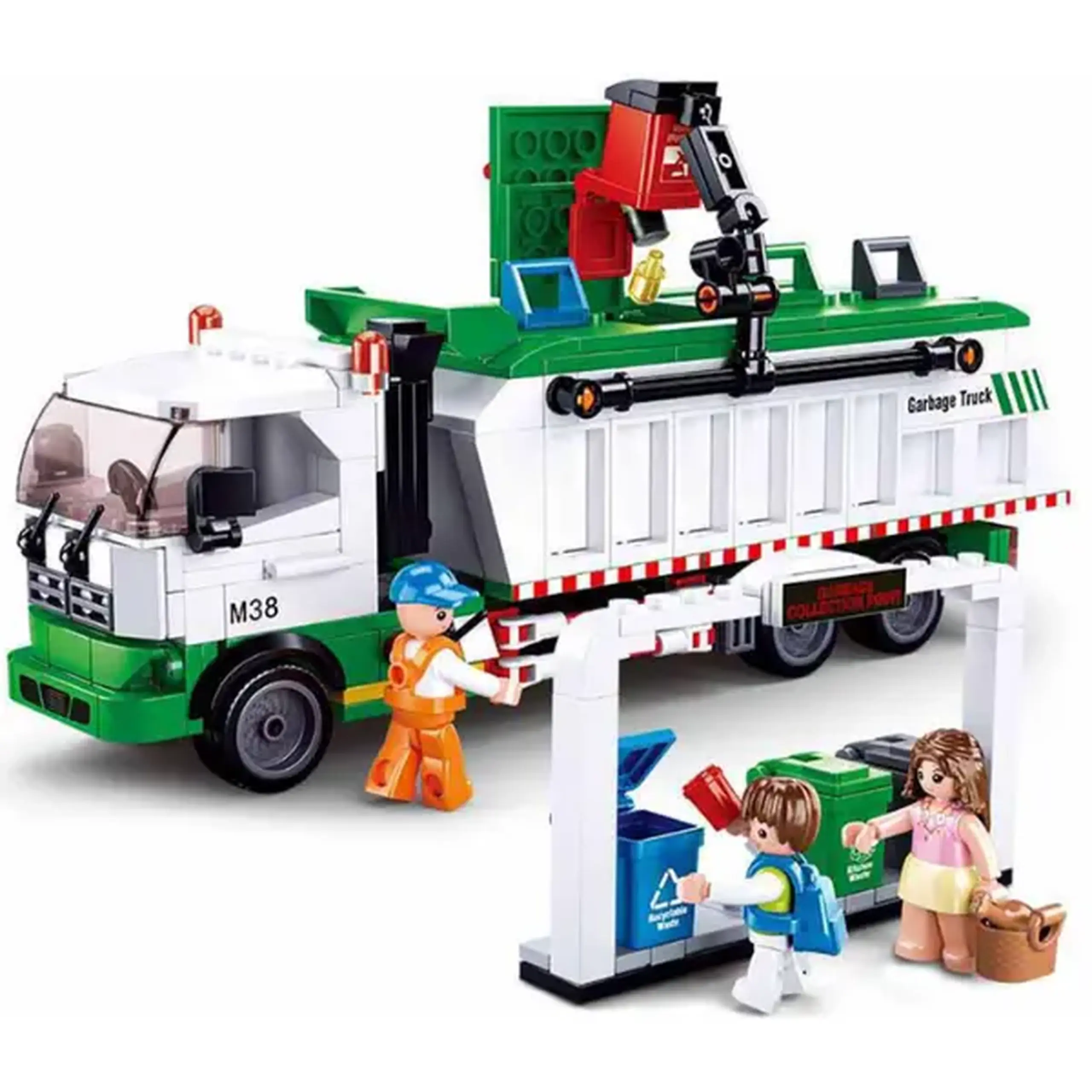 Set de construcție ”Serviciu de separare a deșeurilor", 432 elem.