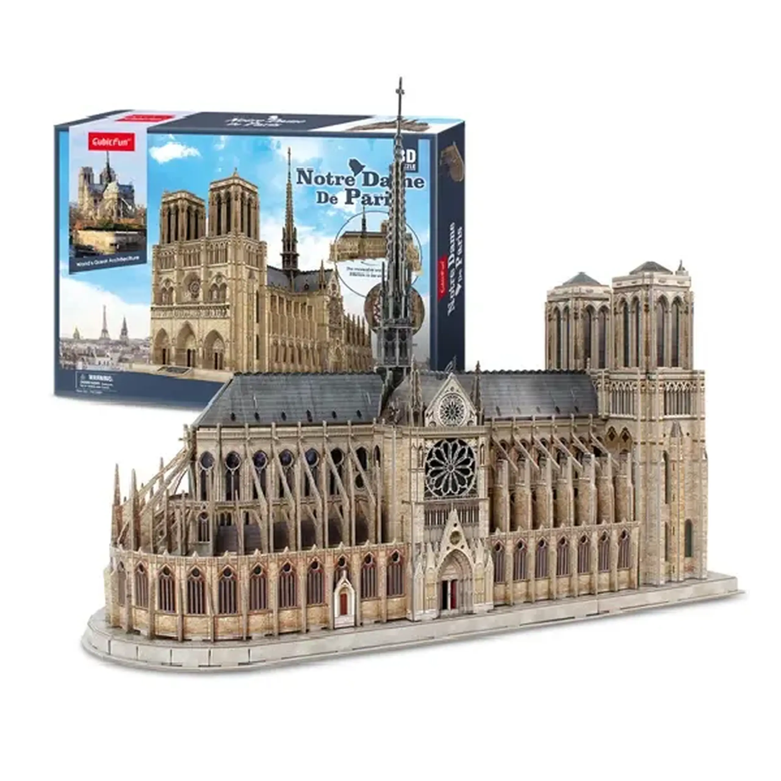 3D puzzle “Notre Dame de Paris”, 293 elemente