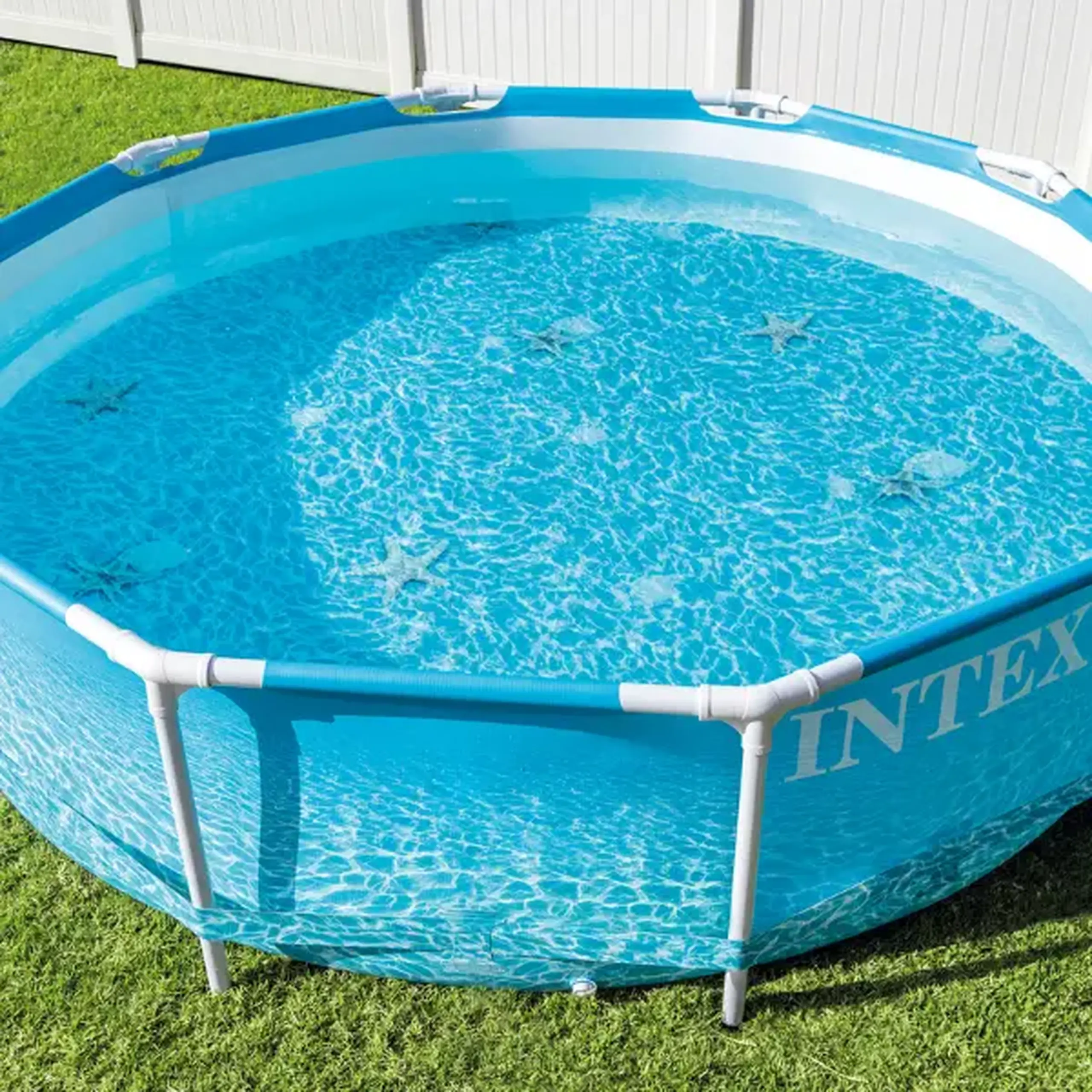 INTEX Piscină BEACHSIDE METAL FRAME 305x76cm, 4485L, cadru metalic