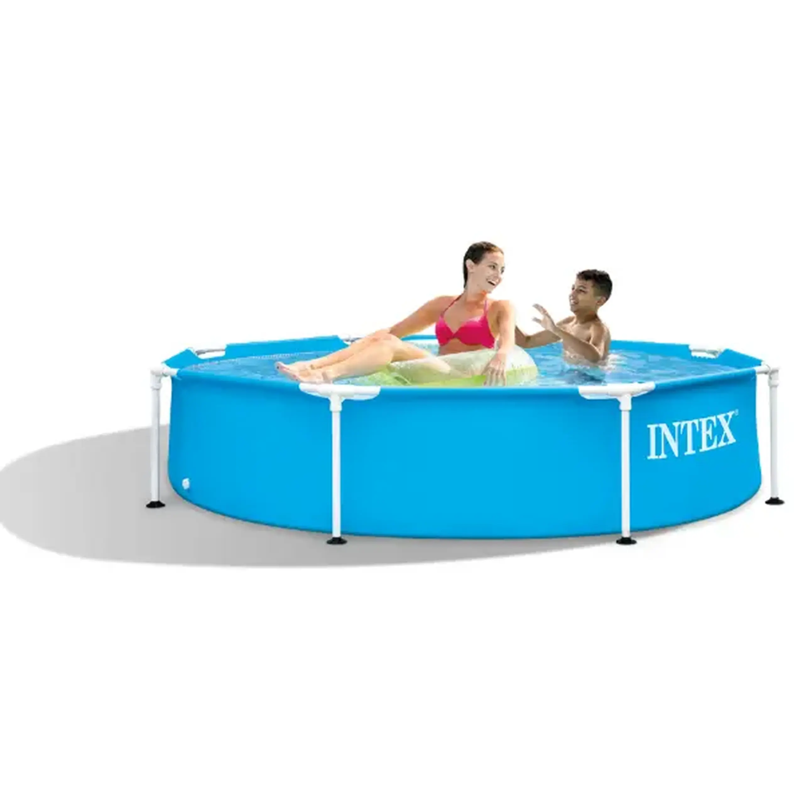 INTEX Piscină METAL FRAME 244x51cm, 1828L, cadru metalic
