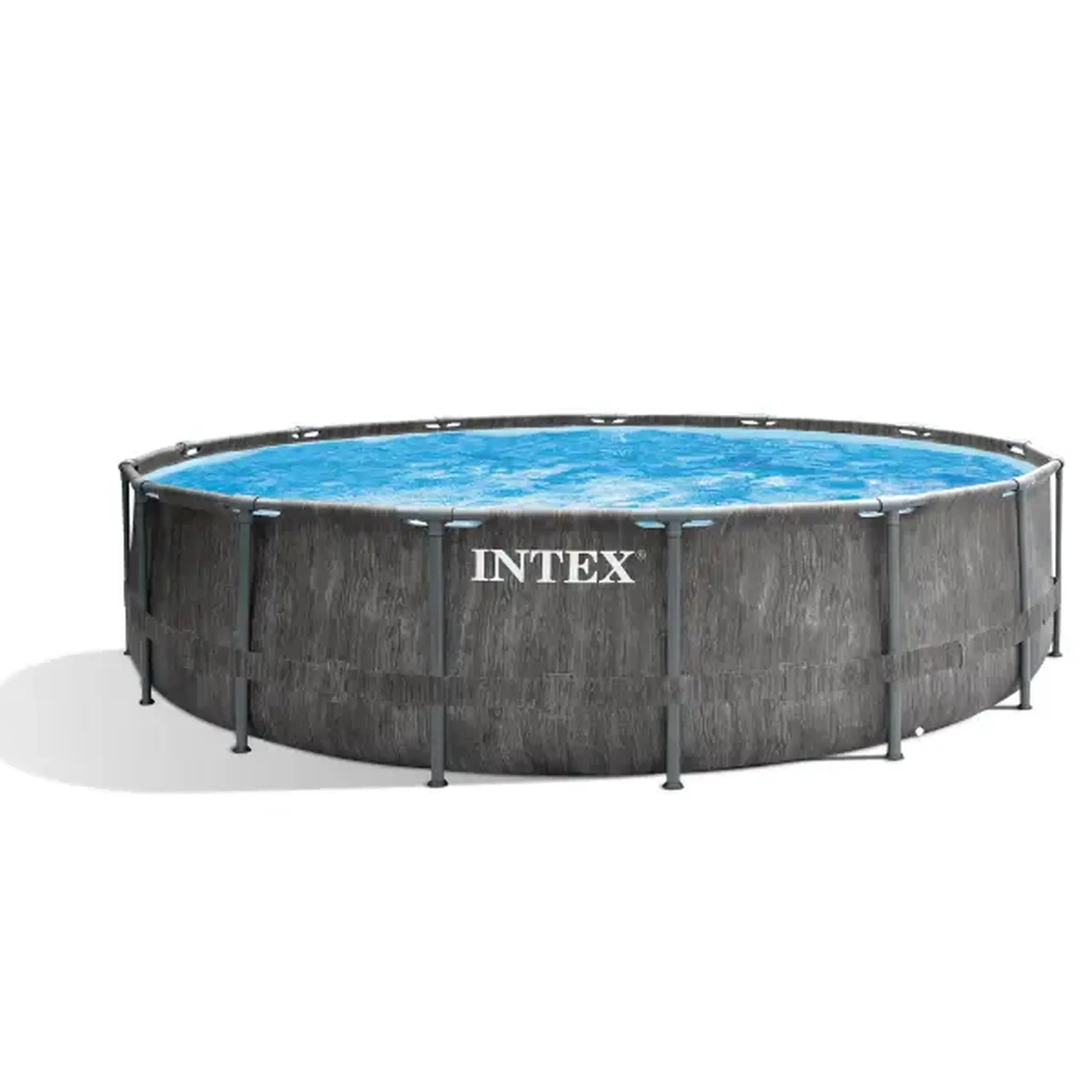 INTEX Piscină GREYWOOD PRISM FRAME PREMIUM 457×122cm, 16805L, cadru metalic, cu pompă de filtrare