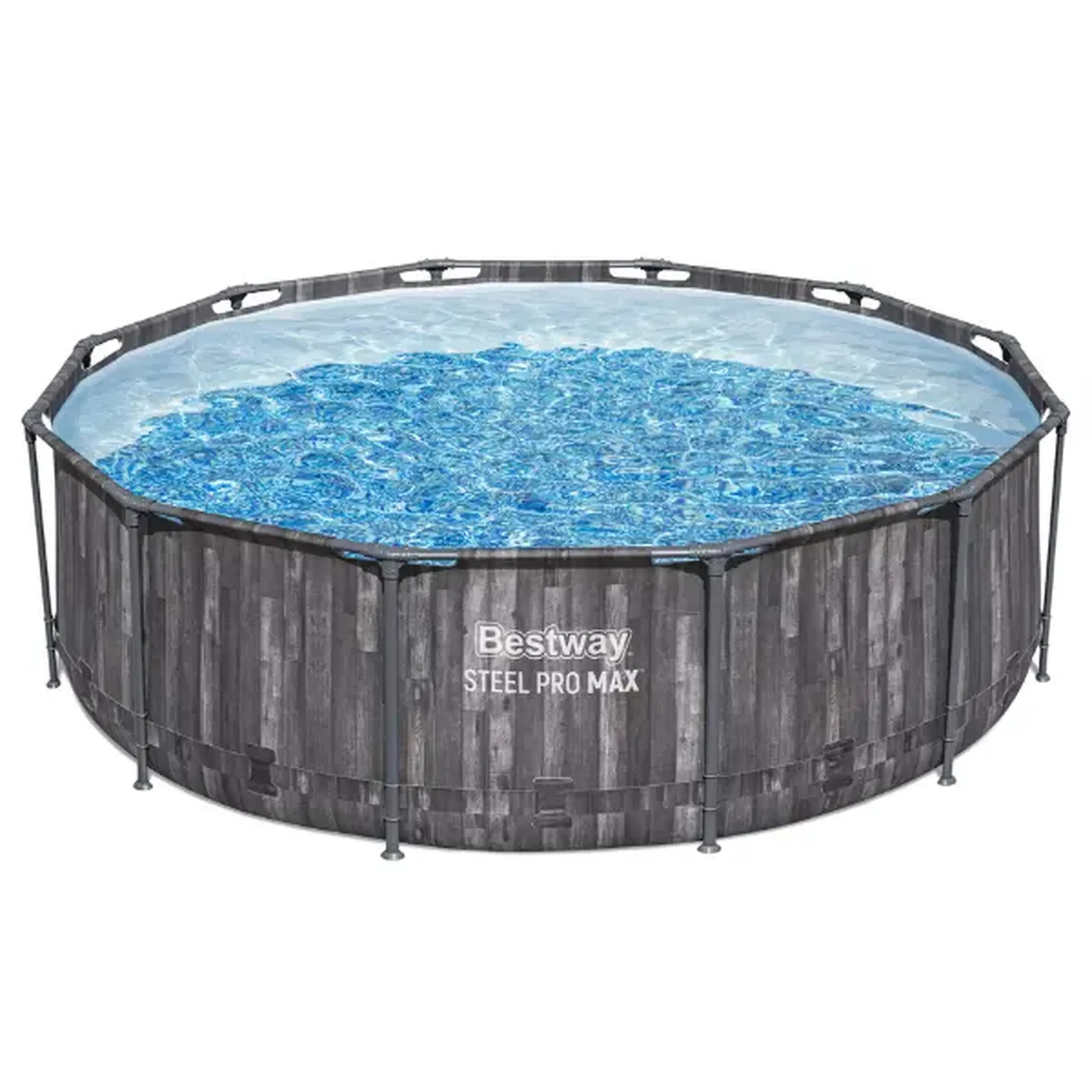Bestway Piscină STEEL PRO MAX Round 366х100 cm, 9150 L, cadru metalic