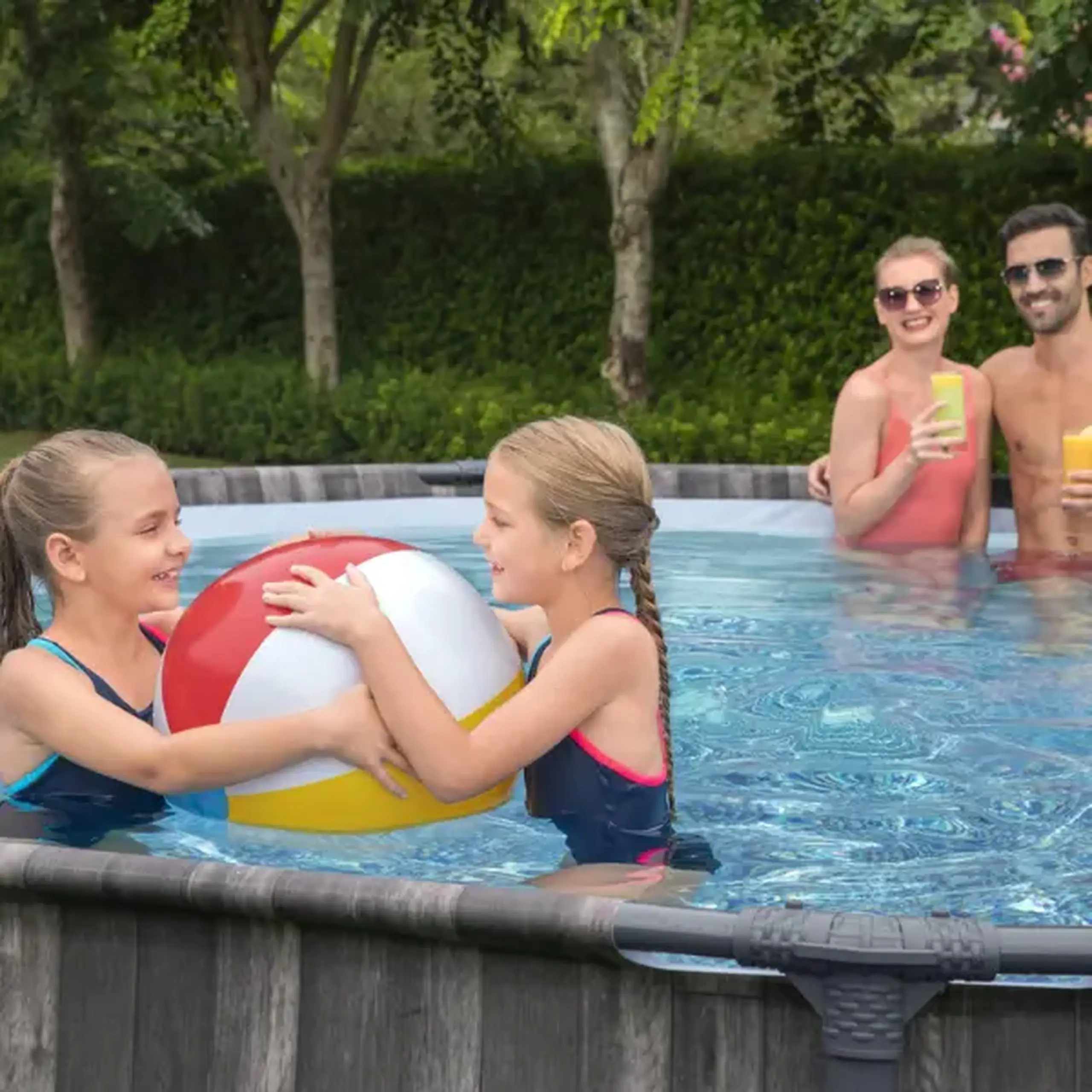 Bestway Piscină STEEL PRO MAX Round 366х100 cm, 9150 L, cadru metalic