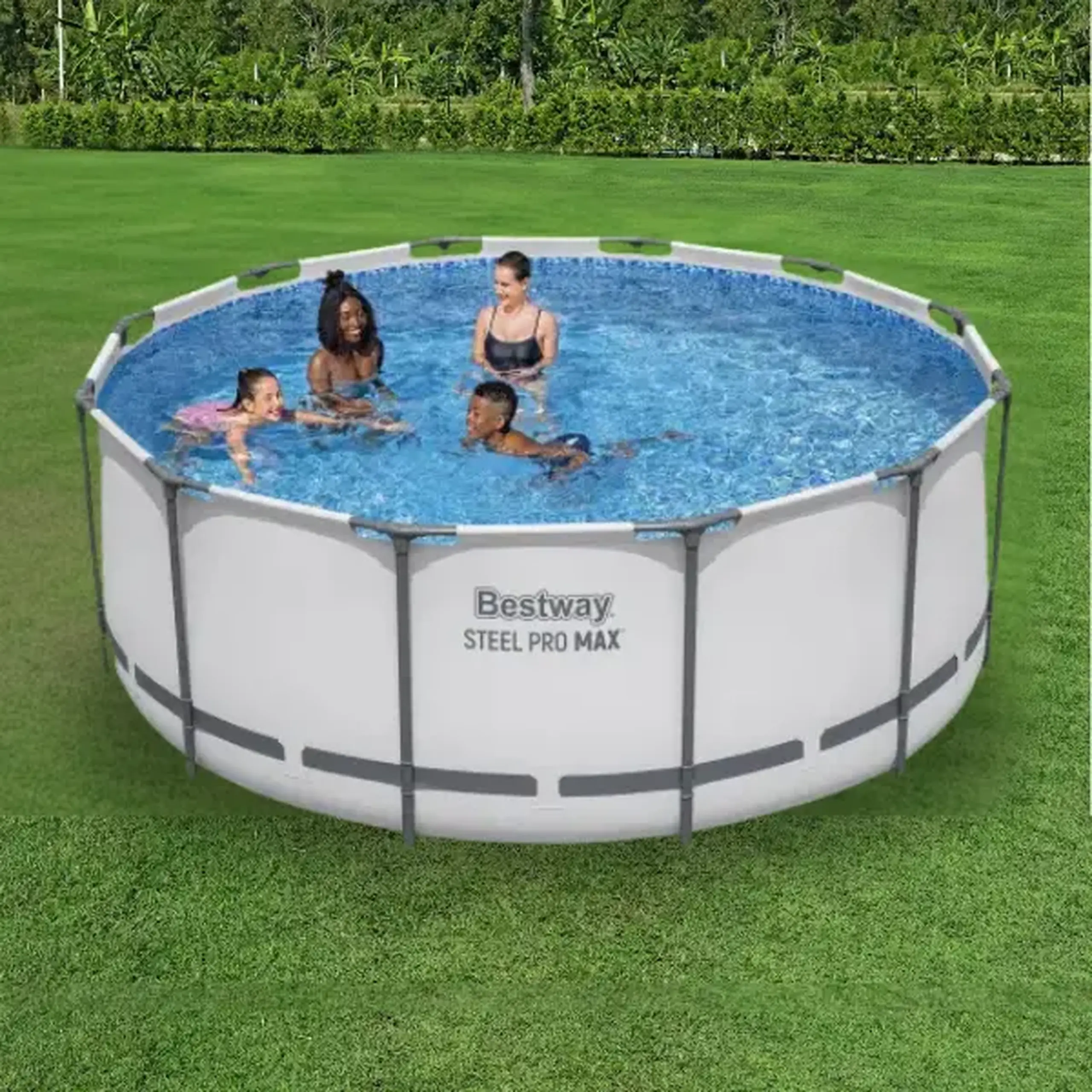 Bestway Piscină STEEL PRO MAX Round 366х122 cm, 10250 L, cadru metalic