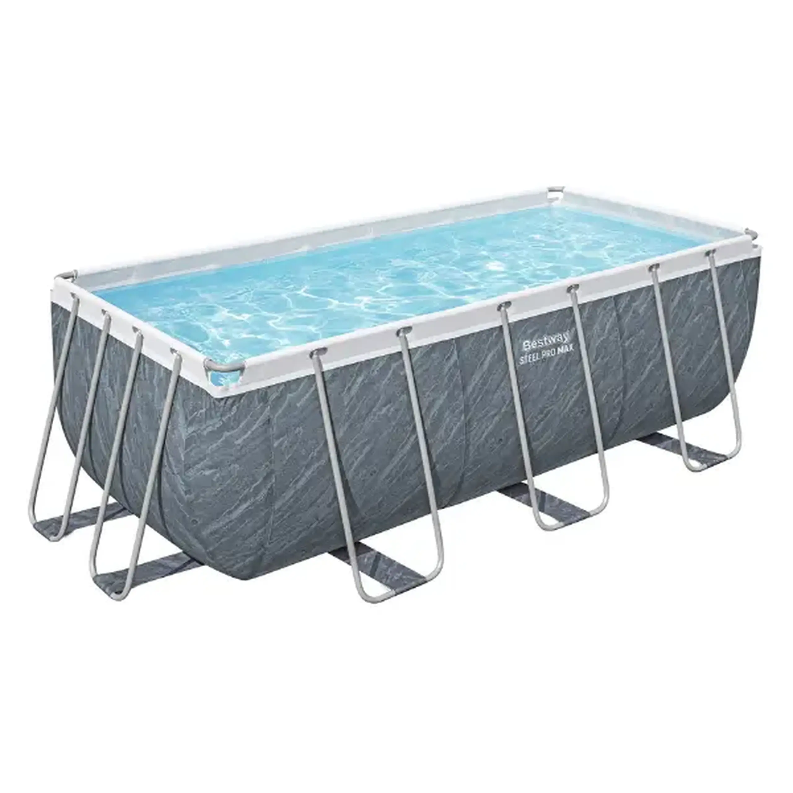 Bestway Piscină STEEL PRO MAX Rectangular 412x201x122 cm, 8124L, cadru metalic