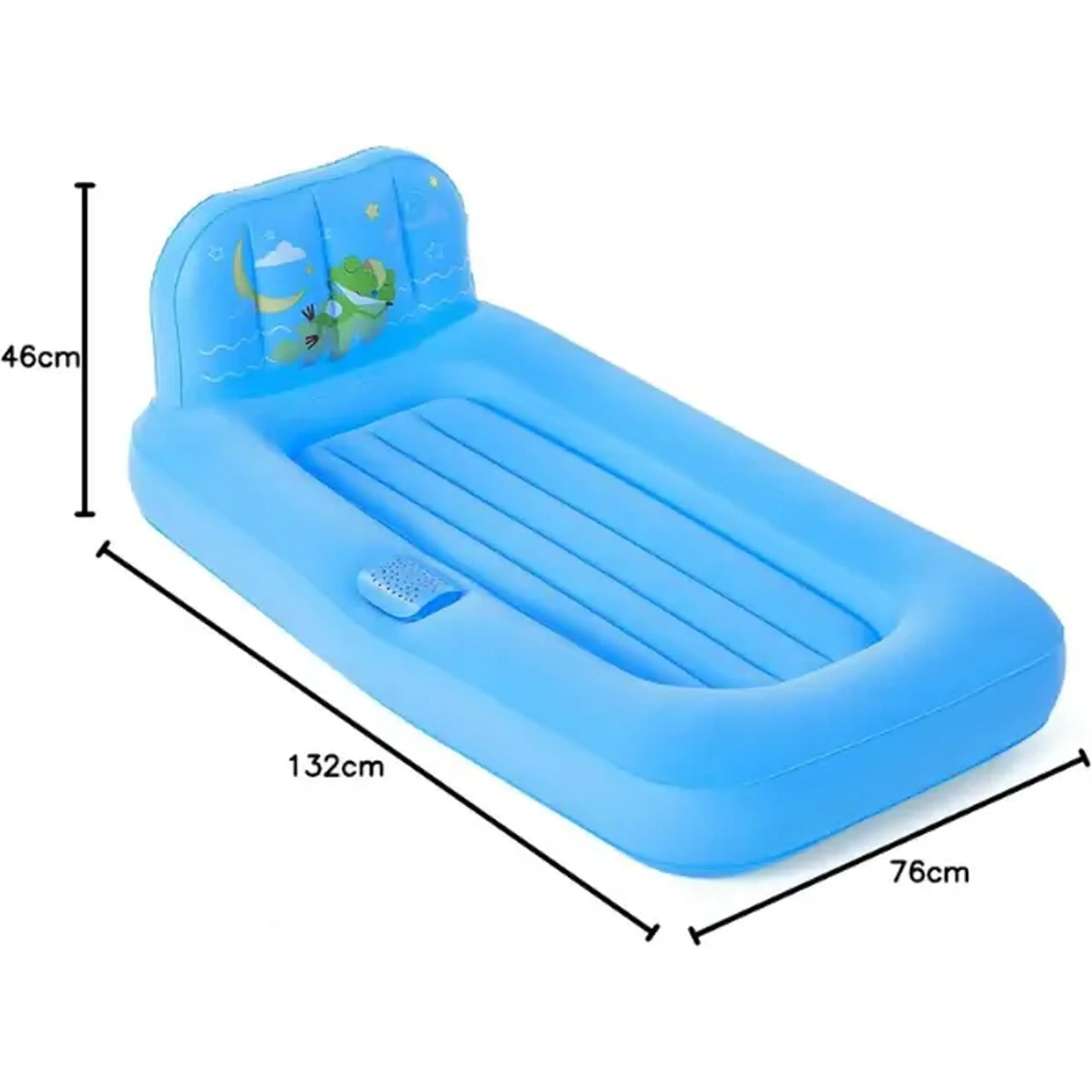 Bestway Saltea gonflabilă p/u copii 76х132х46cm cu spătar și iluminare
