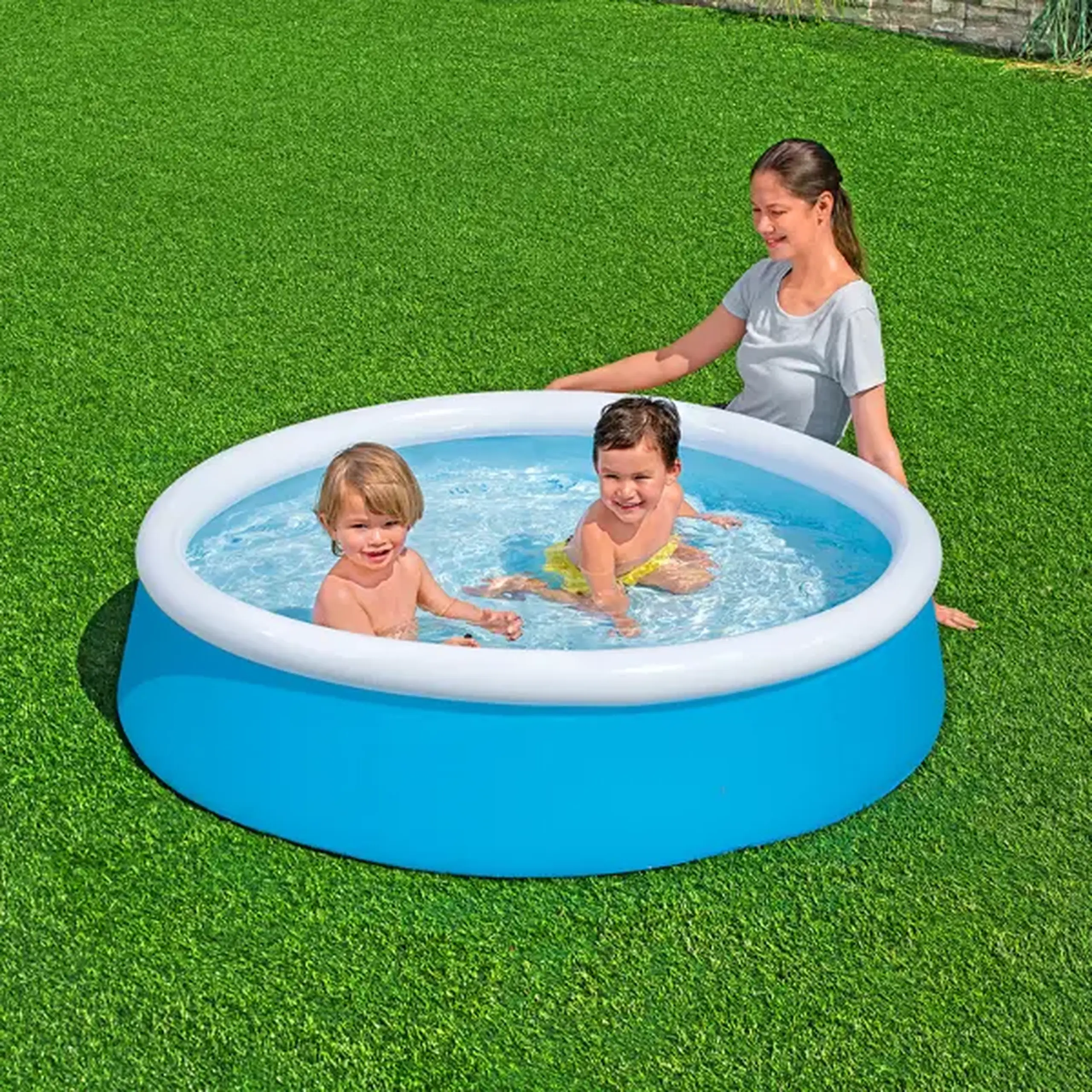 Bestway Piscină gonflabilă pentru copii Fast Set “Prima mea piscină” 152х38 cm, 477 L, 2+