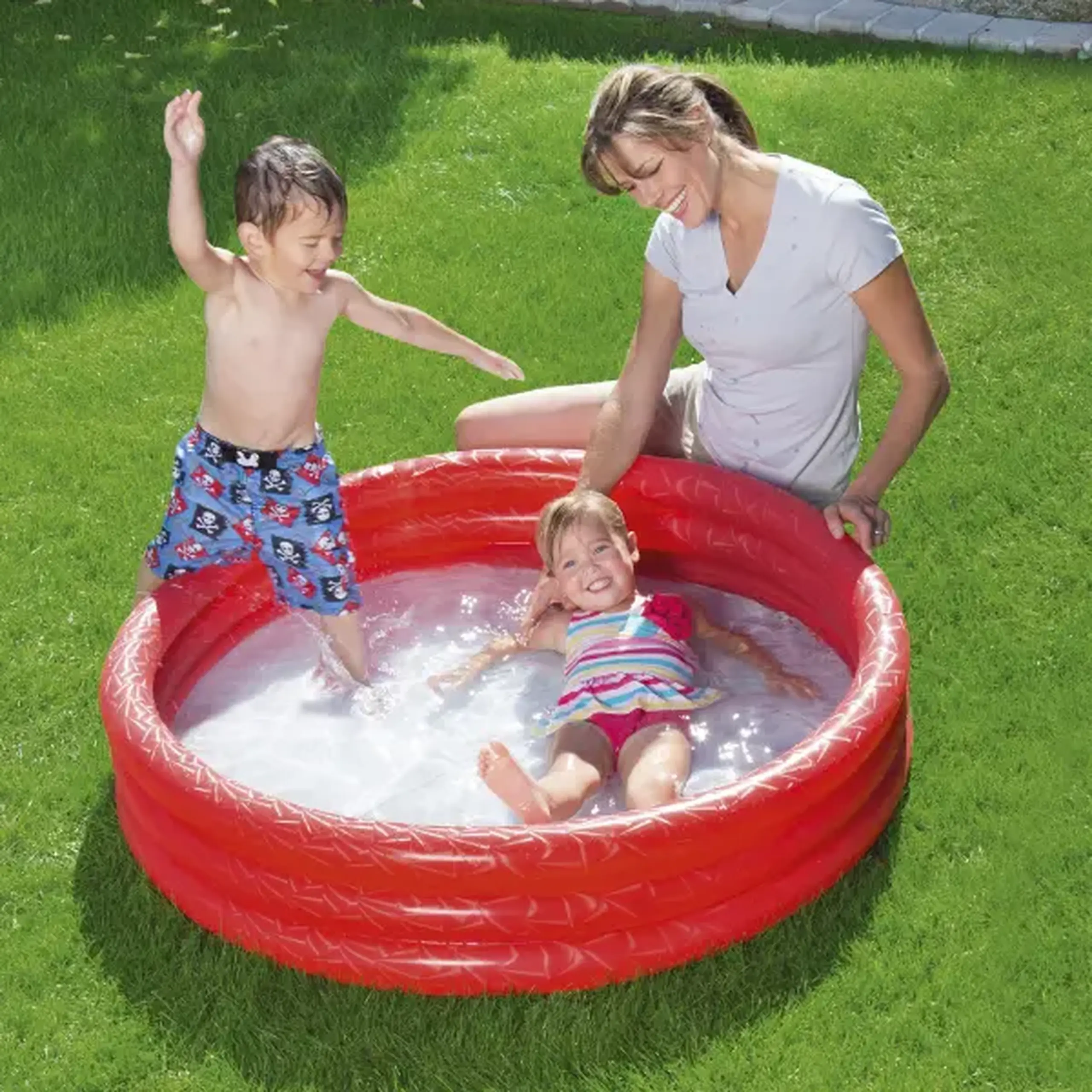 Bestway Piscină gonflabilă pentru copii 183х33 cm, 480 L, 3 culori, 2+