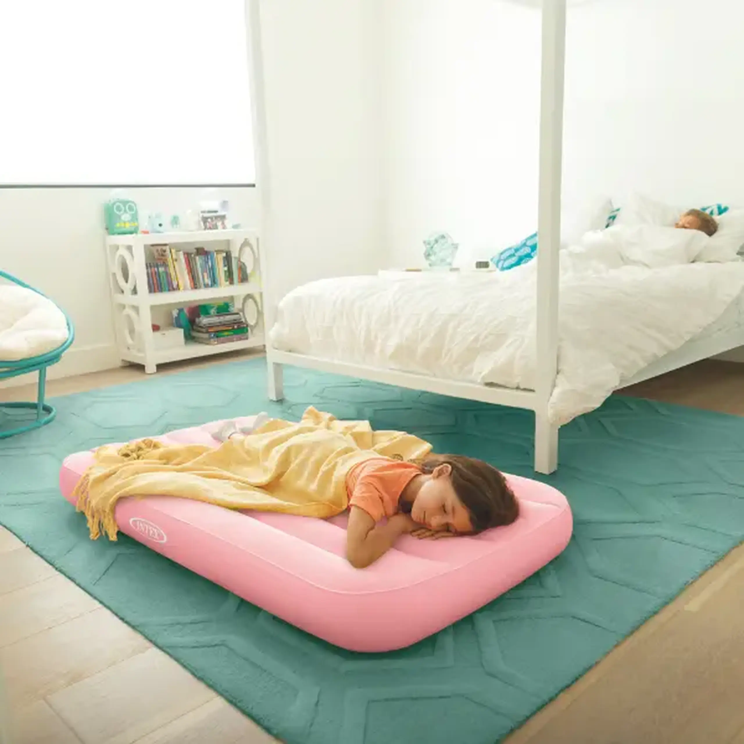 INTEX Saltea gonflabilă pentru copii “Velur Cozy Kidz” 88x157x18 cm, 3-10 ani, 2 culori