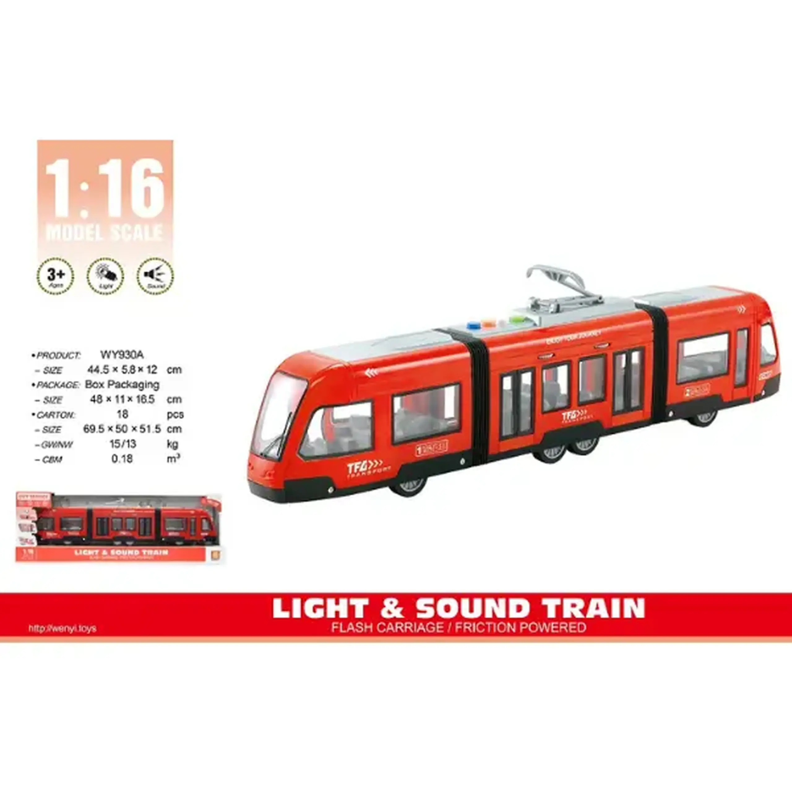 1:16 Tramvai cu fricțiune (lumini /sunete)