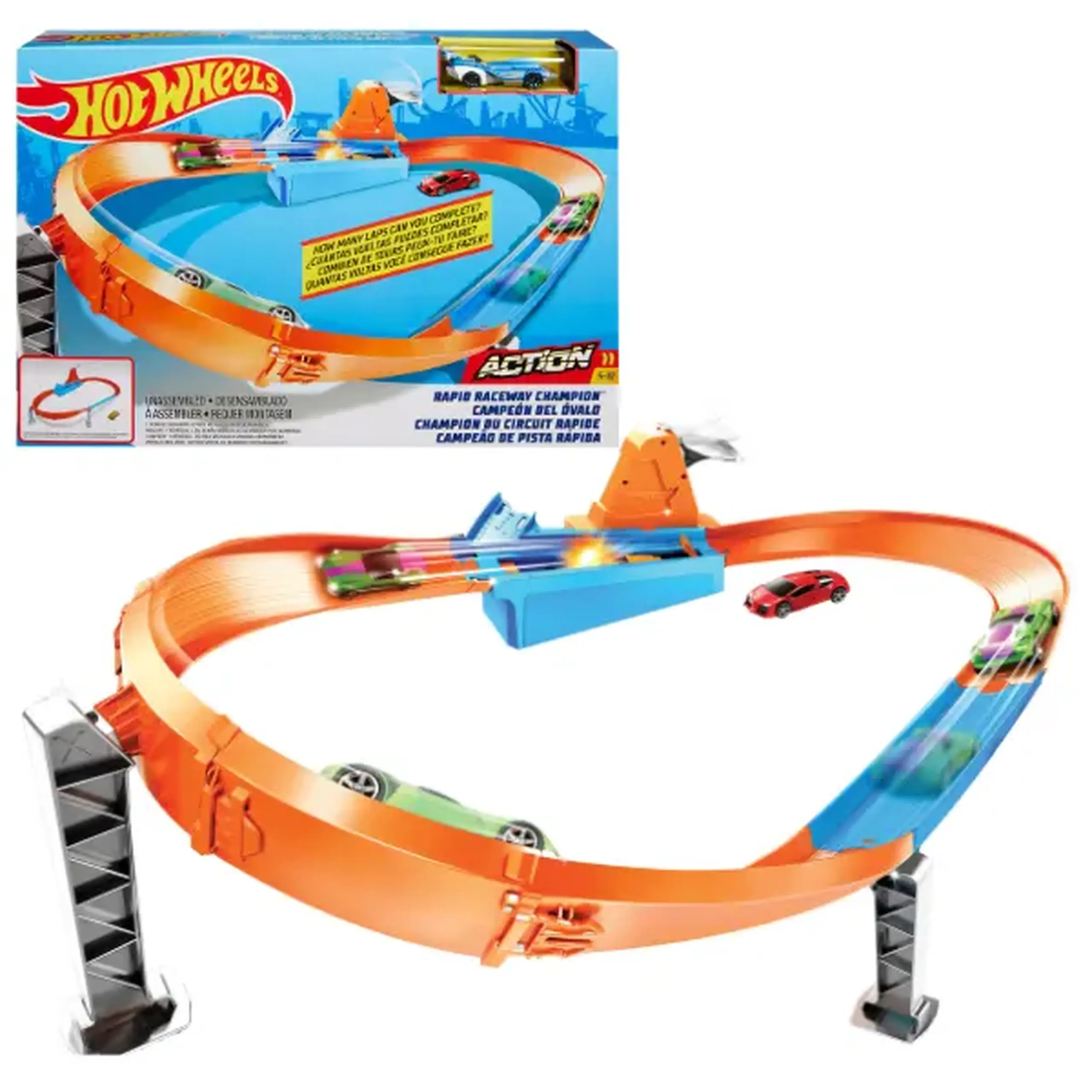 Hot Wheels Track "Campionul cercului" seria "Competitia pentru cupa"