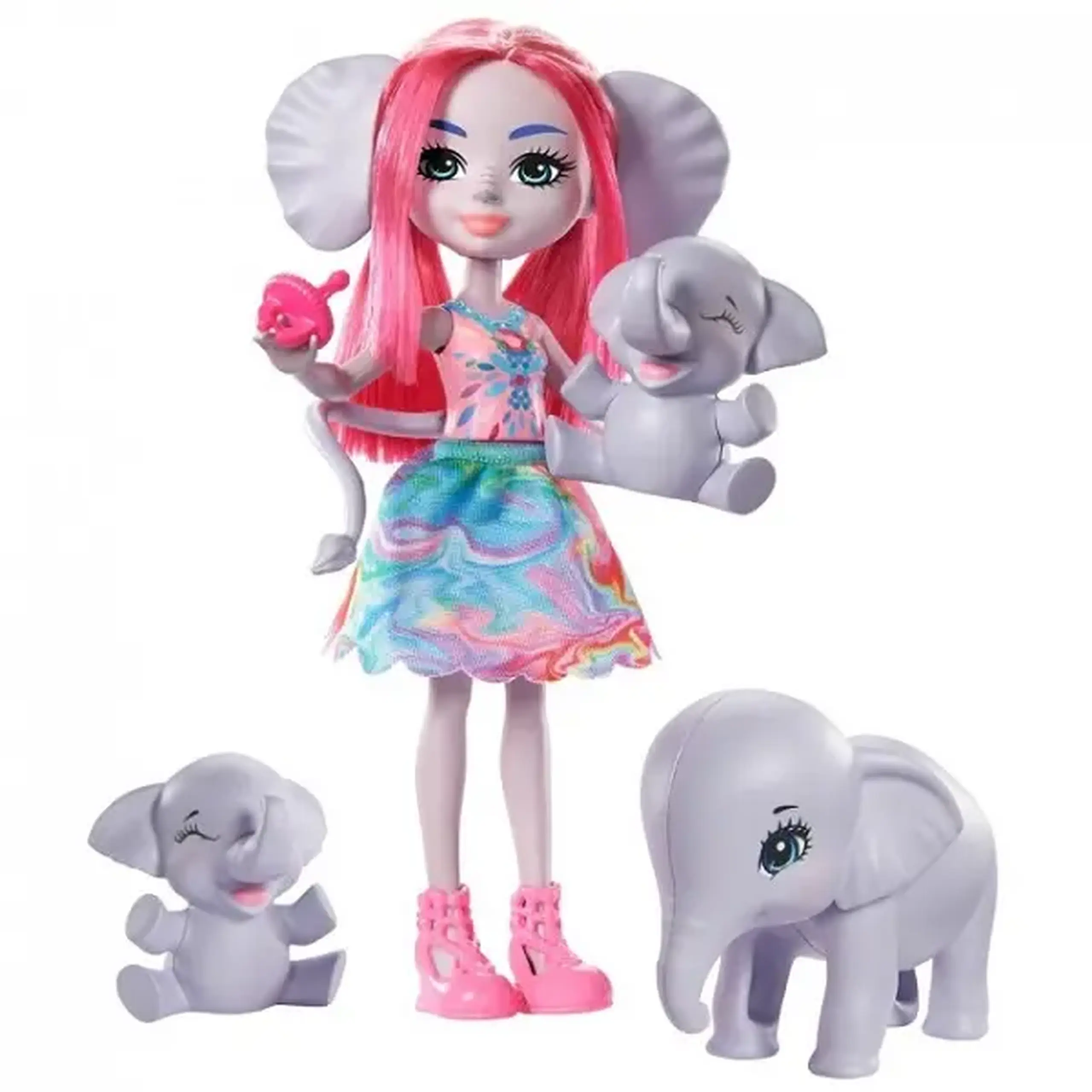 Enchantimals Set "Familia Elefănțelului Esmeralda"