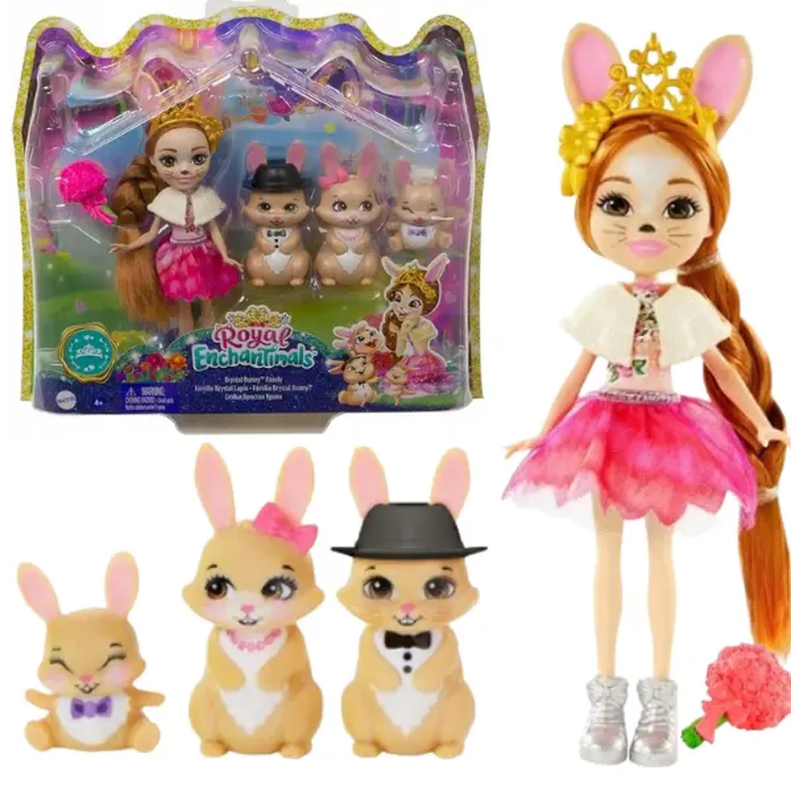 Enchantimals Set "Familia iepurasului Bristal"